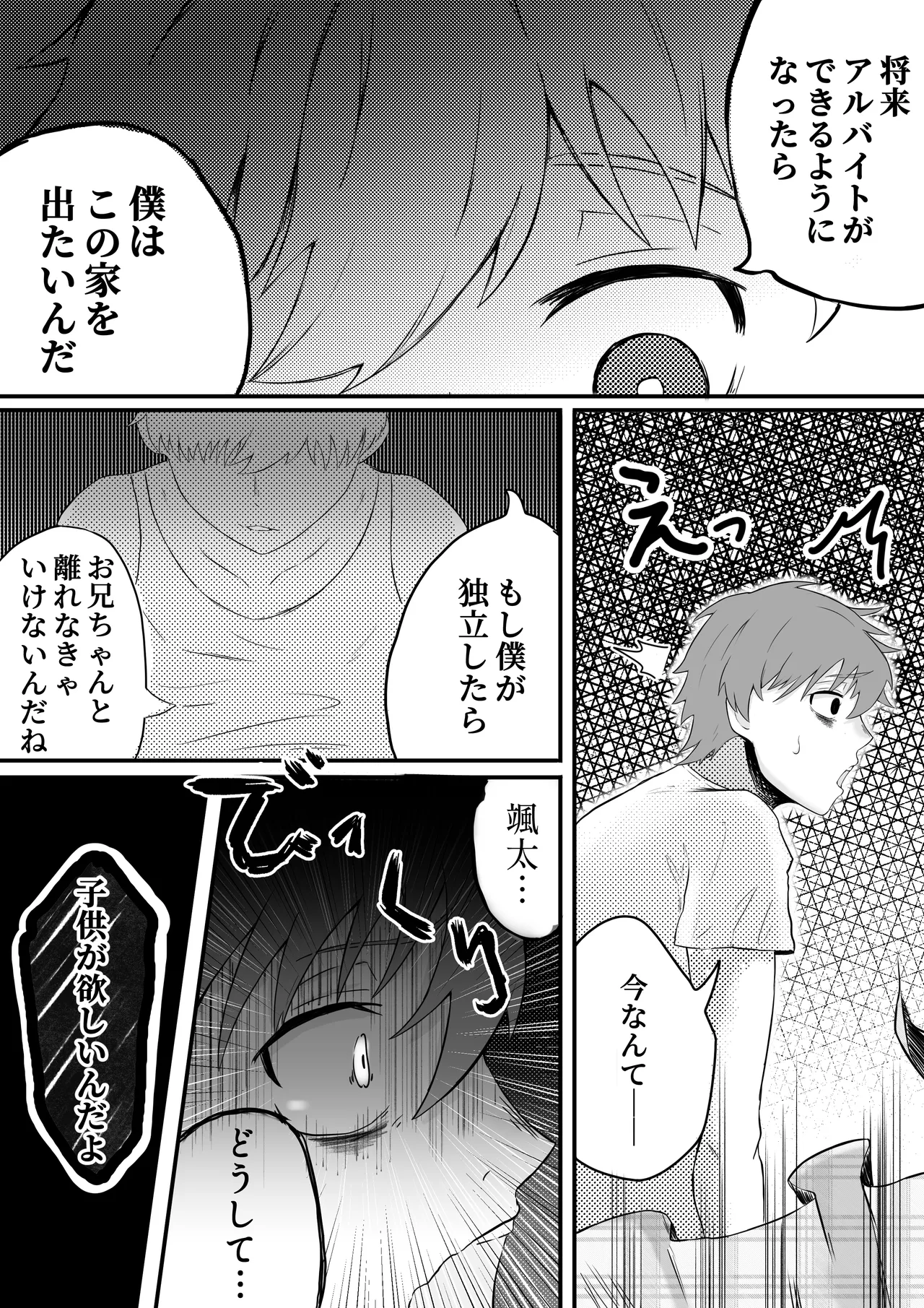 お兄ちゃん、僕の子供を産んでよ - page6