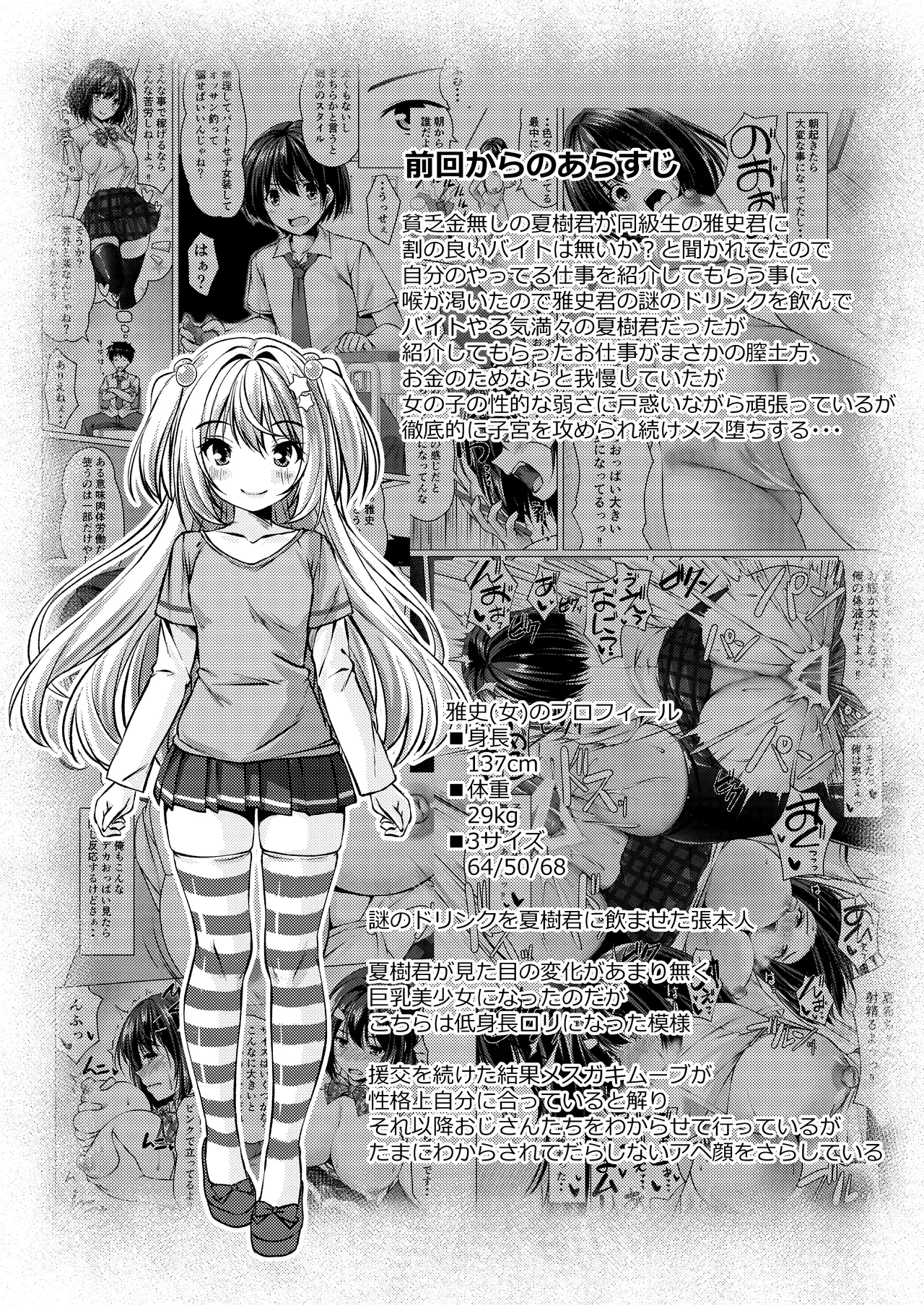 バイト紹介してもらったら何故かTS化して援交していたpart2 - page3