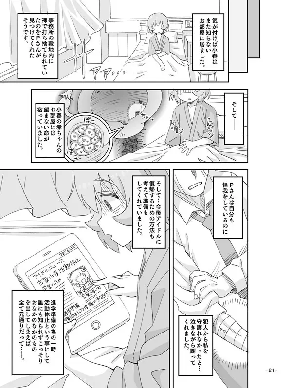 知らないお部屋の小春ちゃん♡ - page21