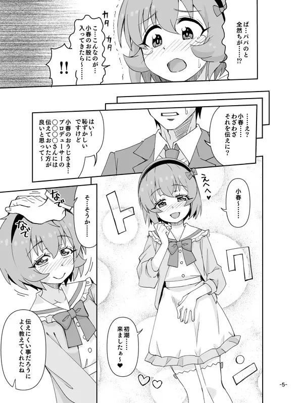 知らないお部屋の小春ちゃん♡ - page5