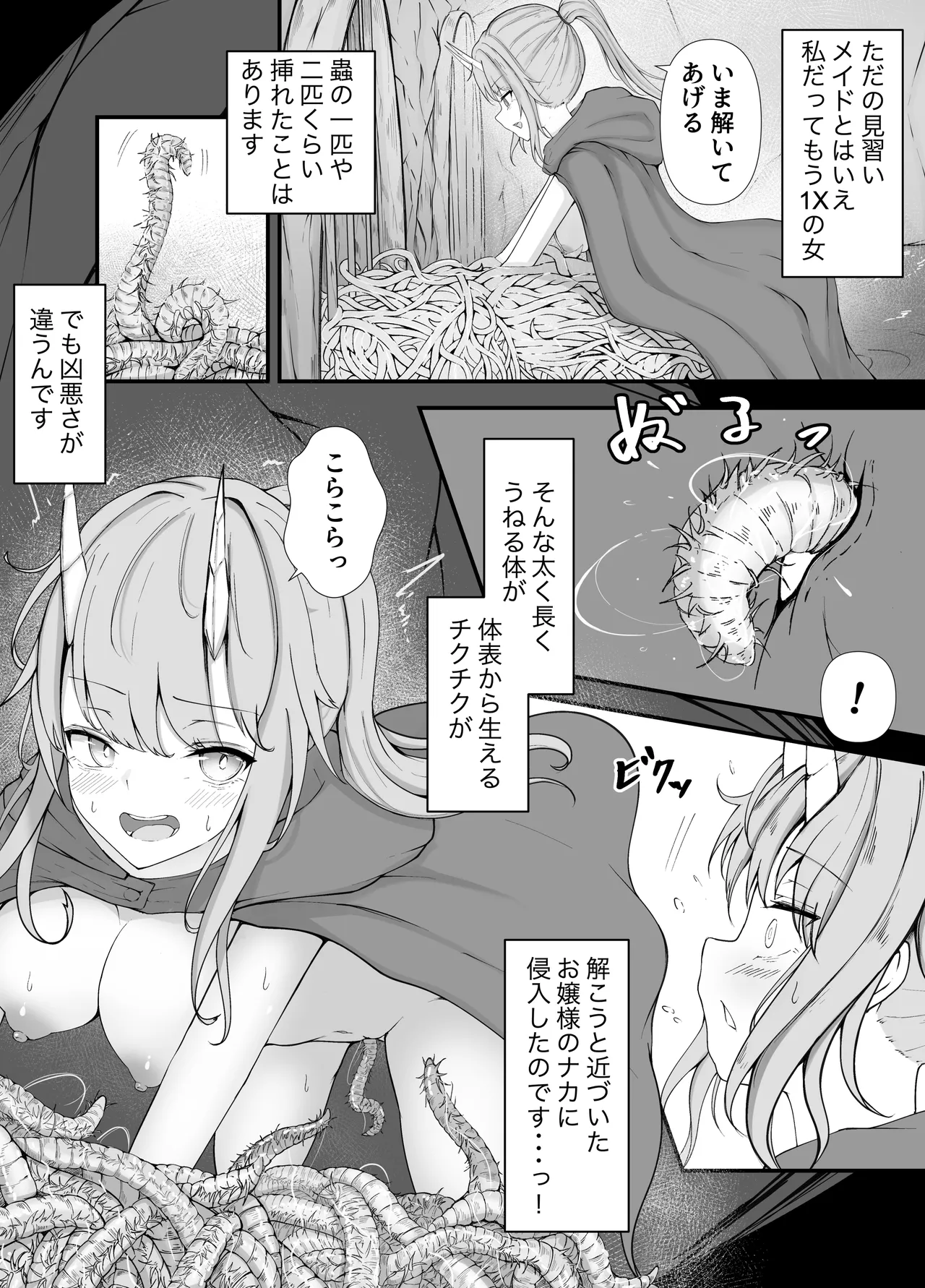 お嬢様と蟲のえっちな体験談 - page12