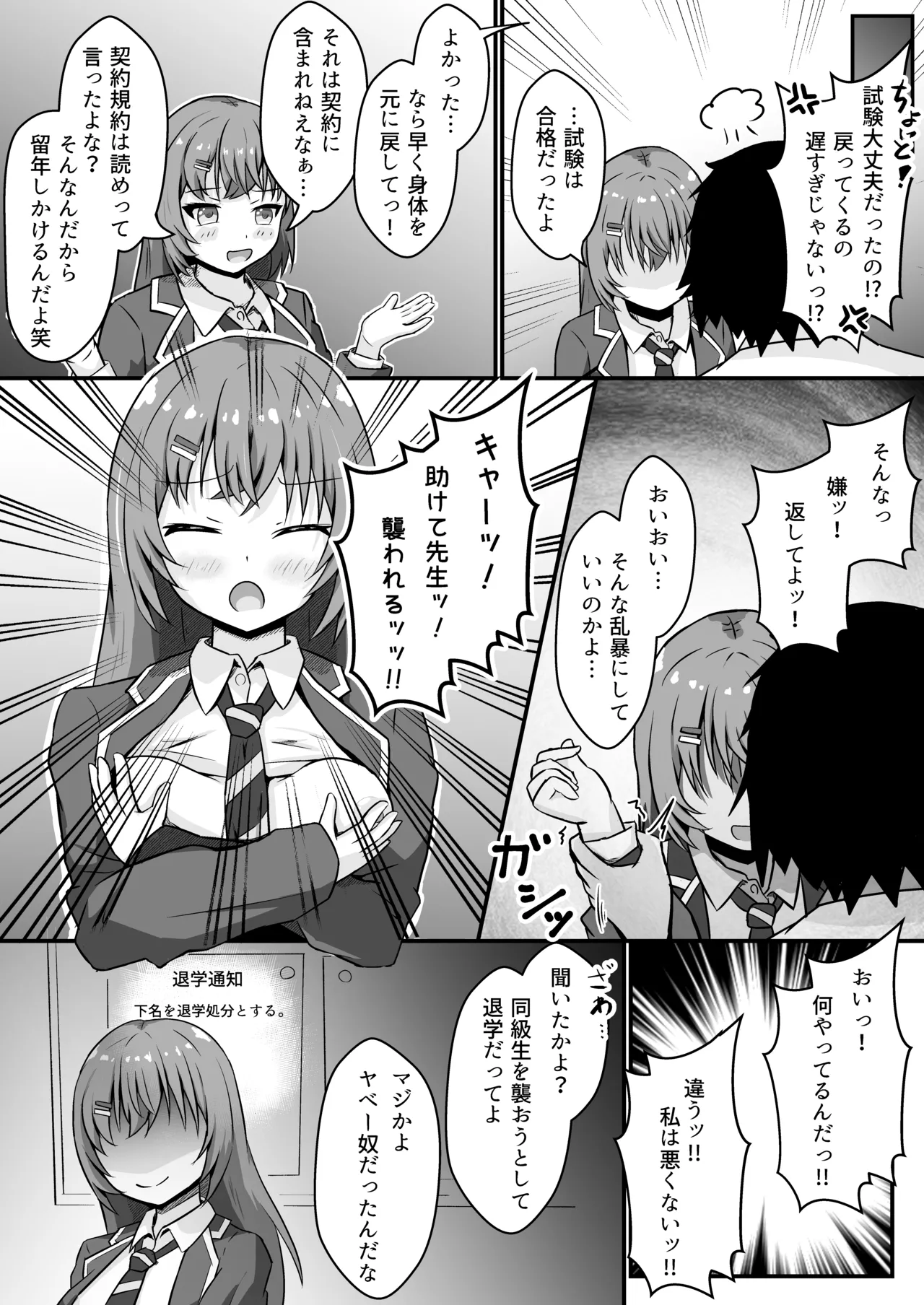 替玉試験のため身体を入れ替えるお話 - page4