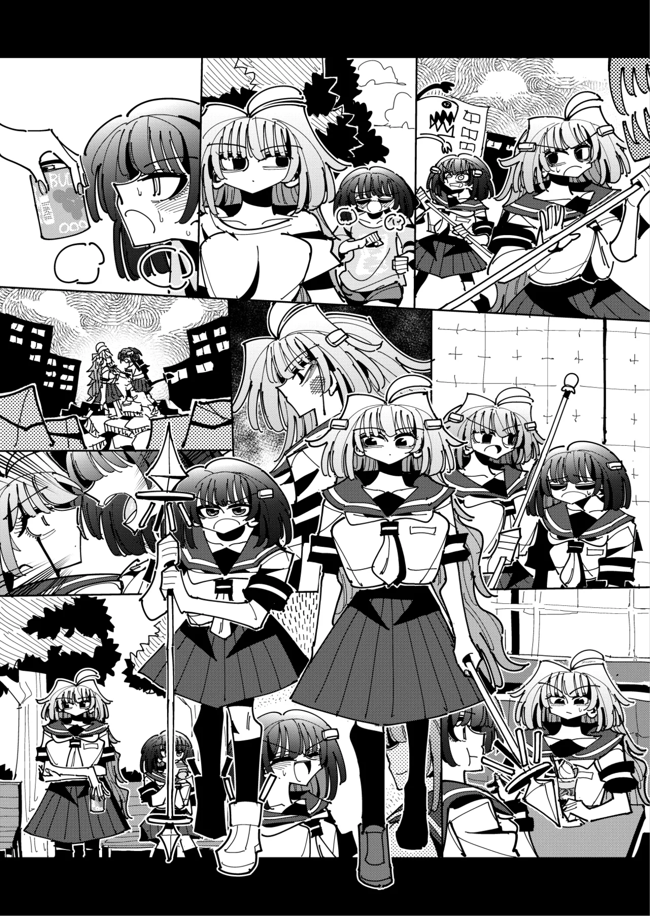 雫と詩織3 -ワタシふたなりヘンタイ、マゾヒスト- - page114