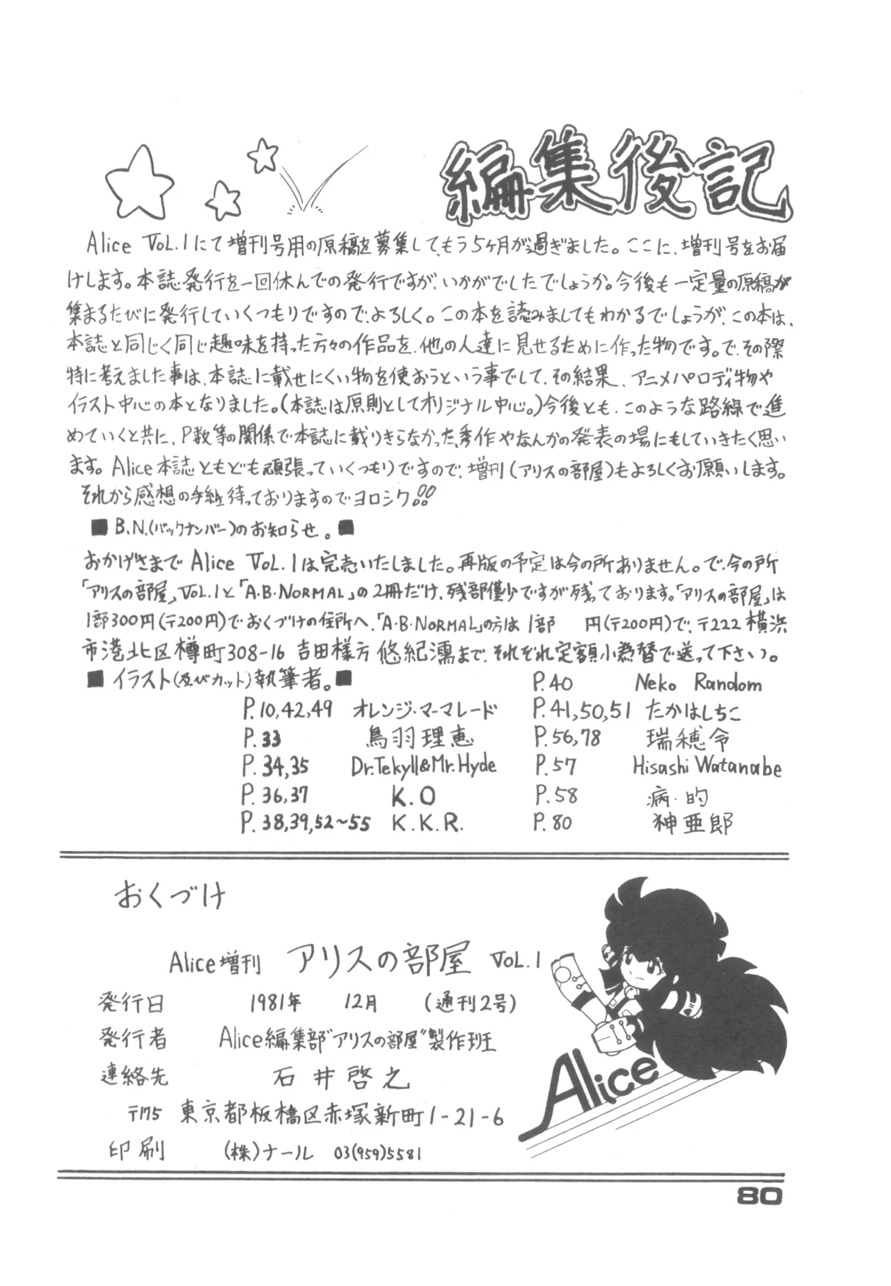 Alice増刊 アリスの部屋 Vol. 1 - page76