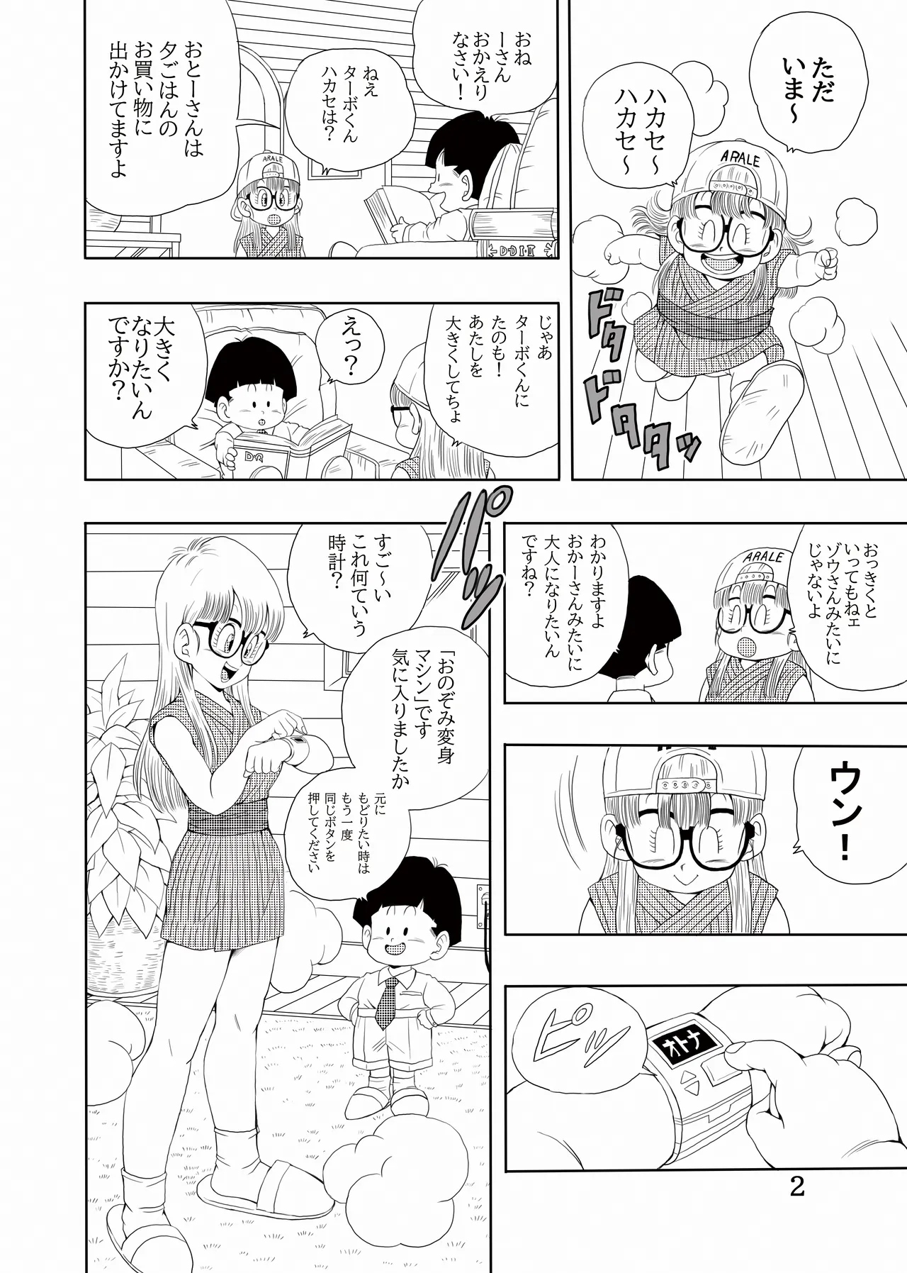 大人アラレ本 - page3