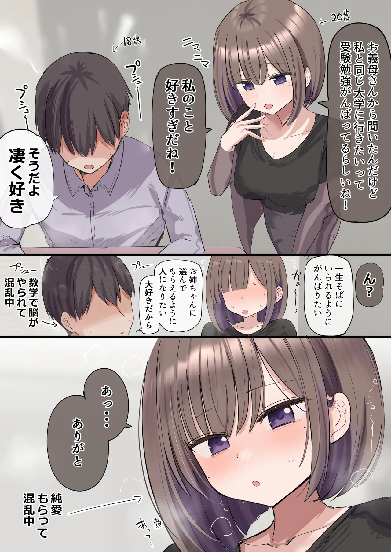 2個上の家庭教師のお姉ちゃんとたくさんえっちする話 - page3