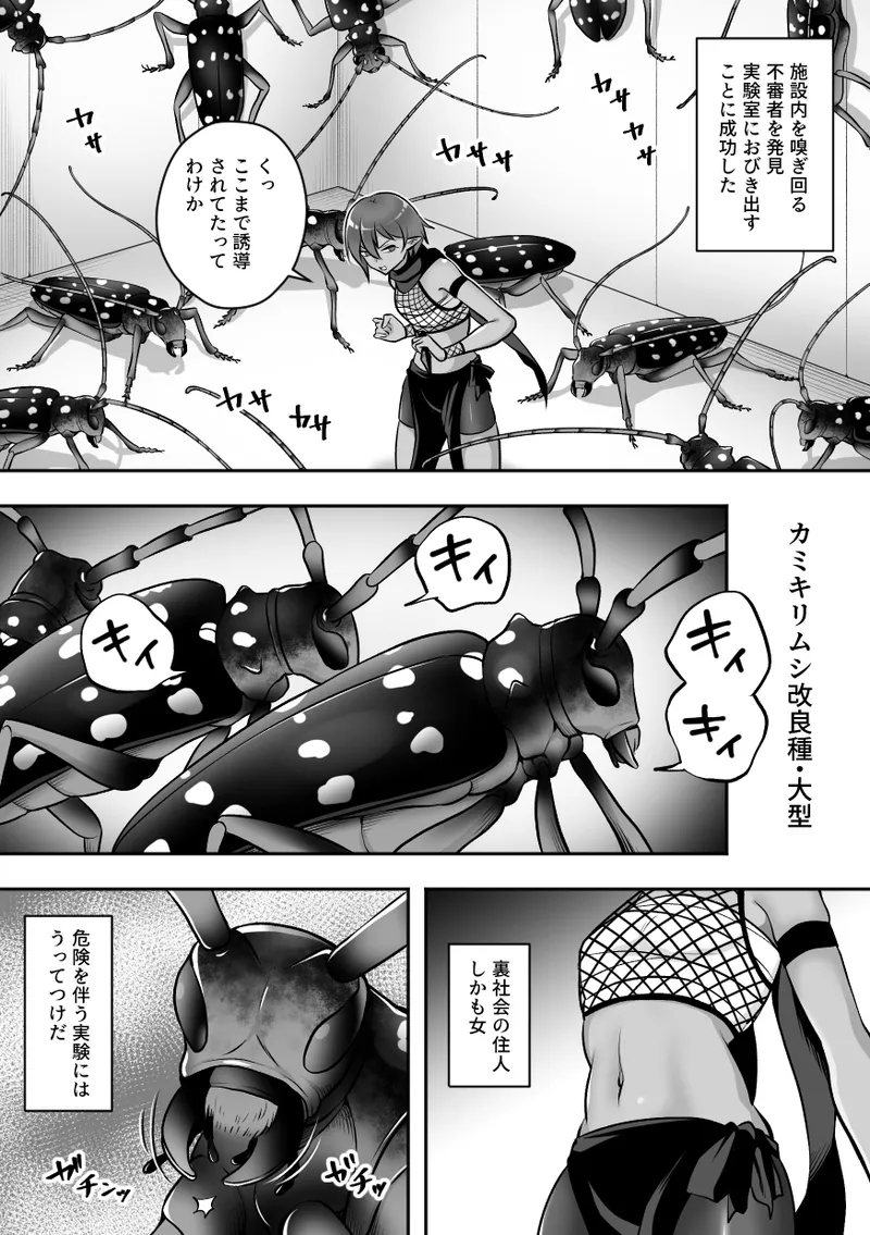 昆蟲研究所3 -人×蟲の実験記録- - page6