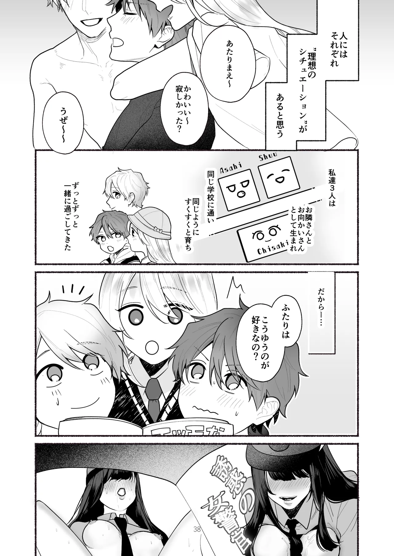 ぼくらと求めるシチュリアル～幼馴染とひたすらえっち～ - page38