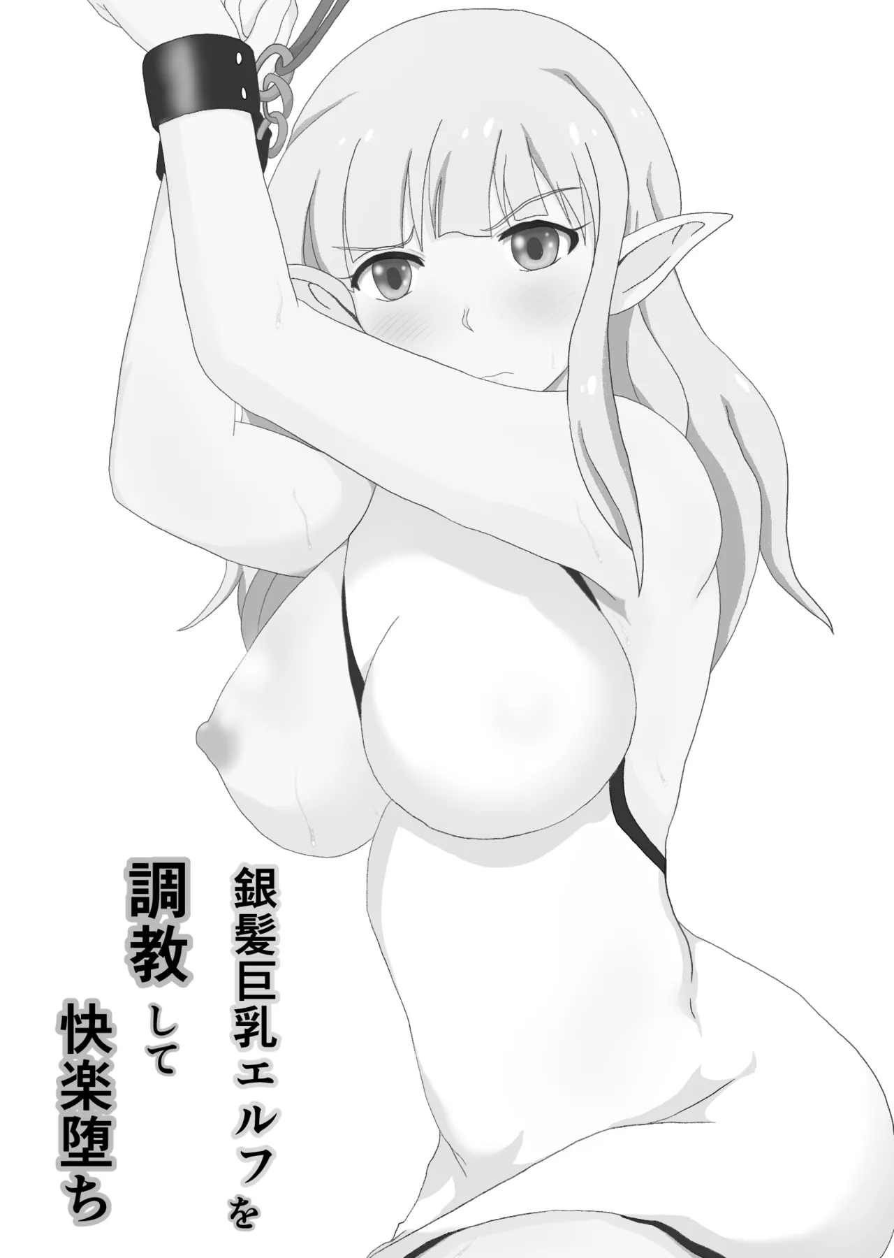 銀髪巨乳エルフを調教して快楽堕ち - page2