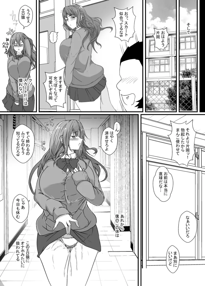 TS化した僕は友達の絶倫エロ猿にオナホのように体を使われて身も心も雌になる - page41
