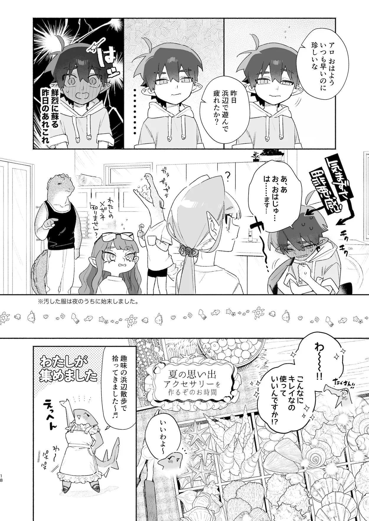 ♂が受け。ワニちゃん×サメくん前編 - page19