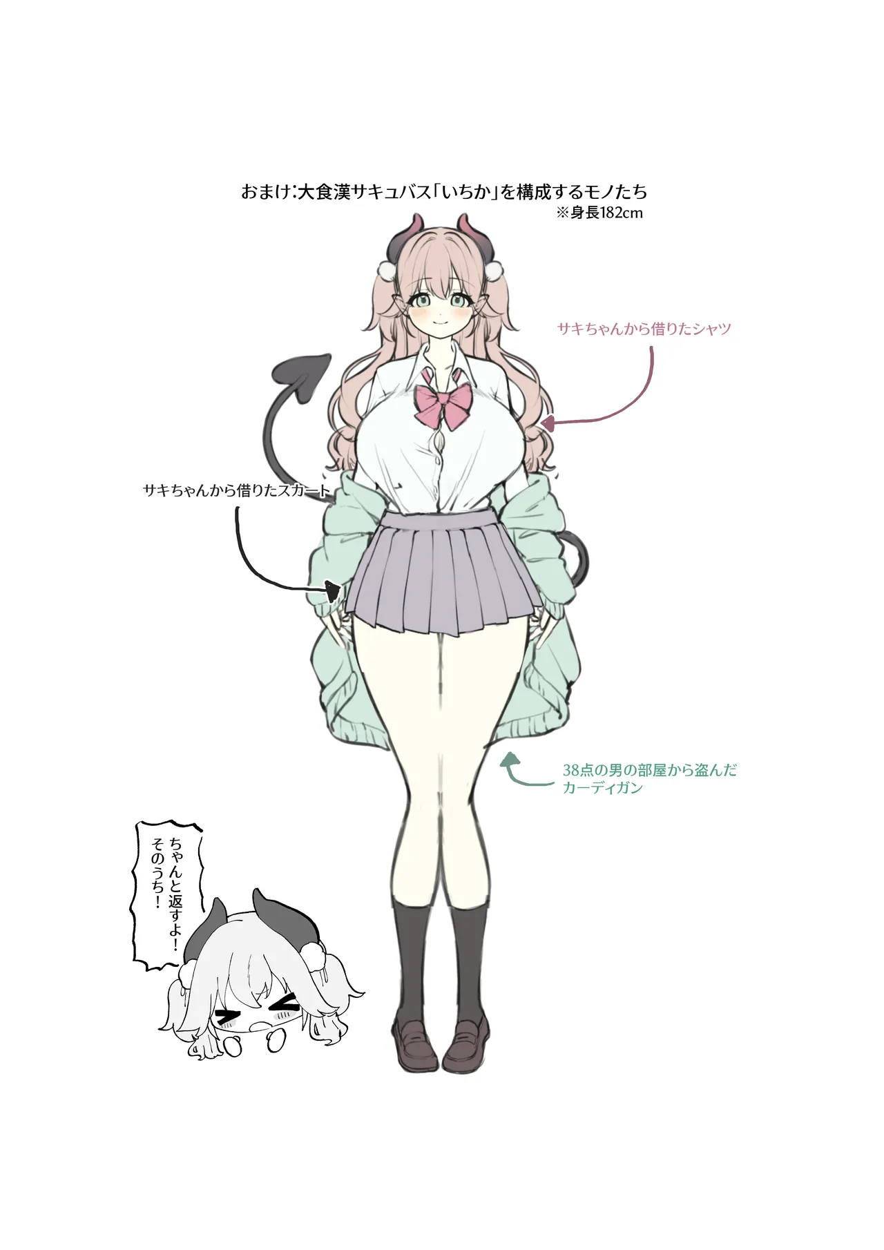大食いサキュバスちゃんは満たされたいっ！ - page32