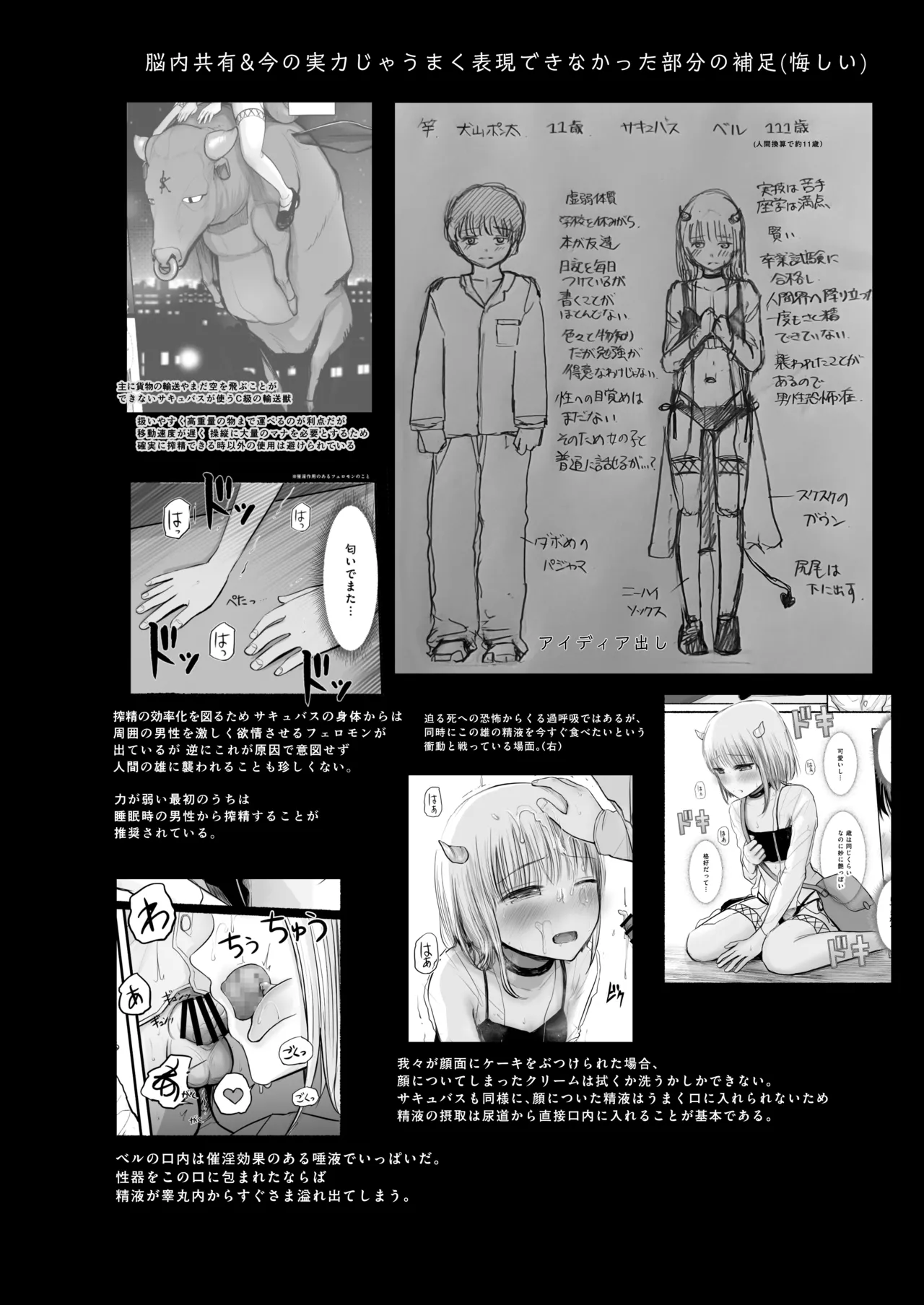 夢を失った少年、翼の折れたサキュバス1 - page35
