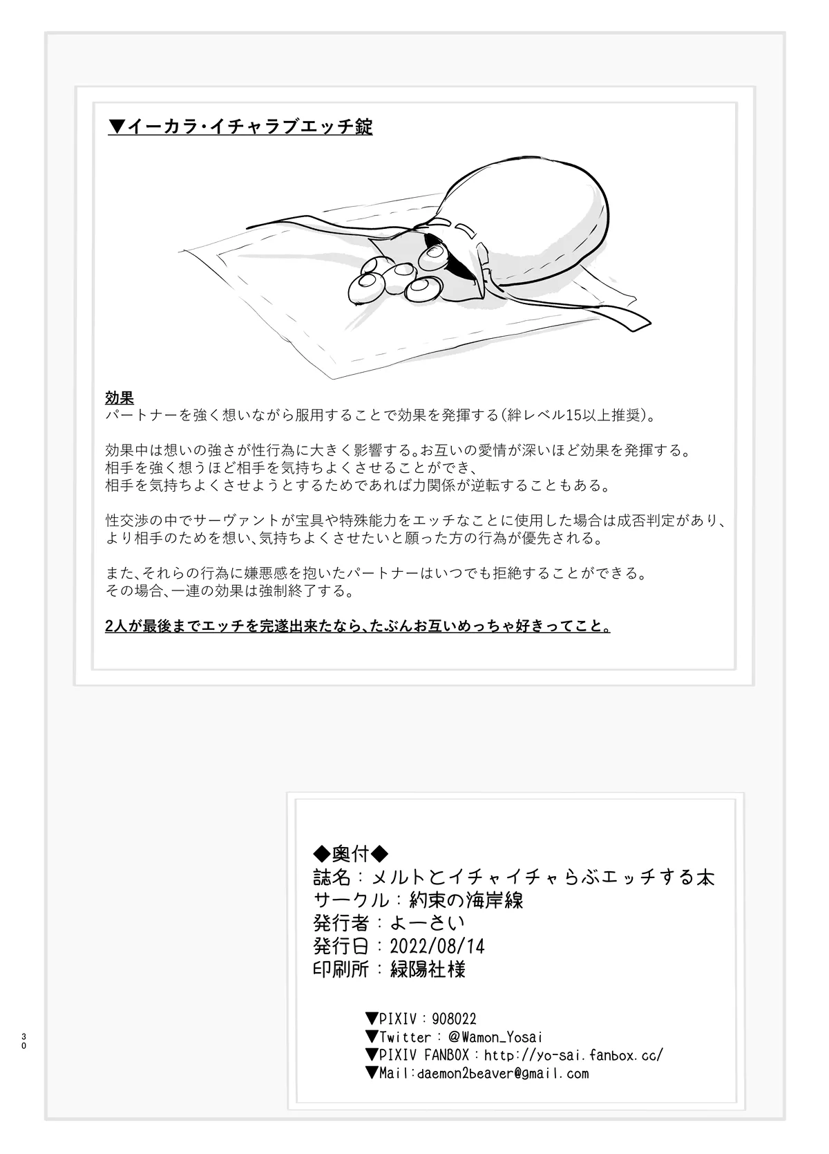 メルトとイチャイチャらぶエッチする本 - page28
