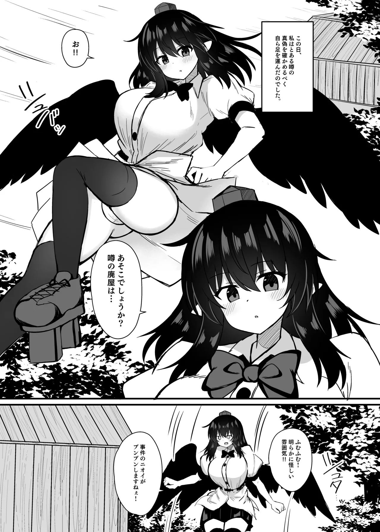 鴉天狗催眠に堕ちる。 - page2