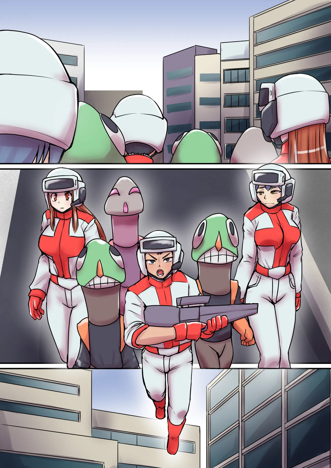 特撮ヒロインシリーズ ラスティ・コメット第6話「奪われた四肢」ontex - page2