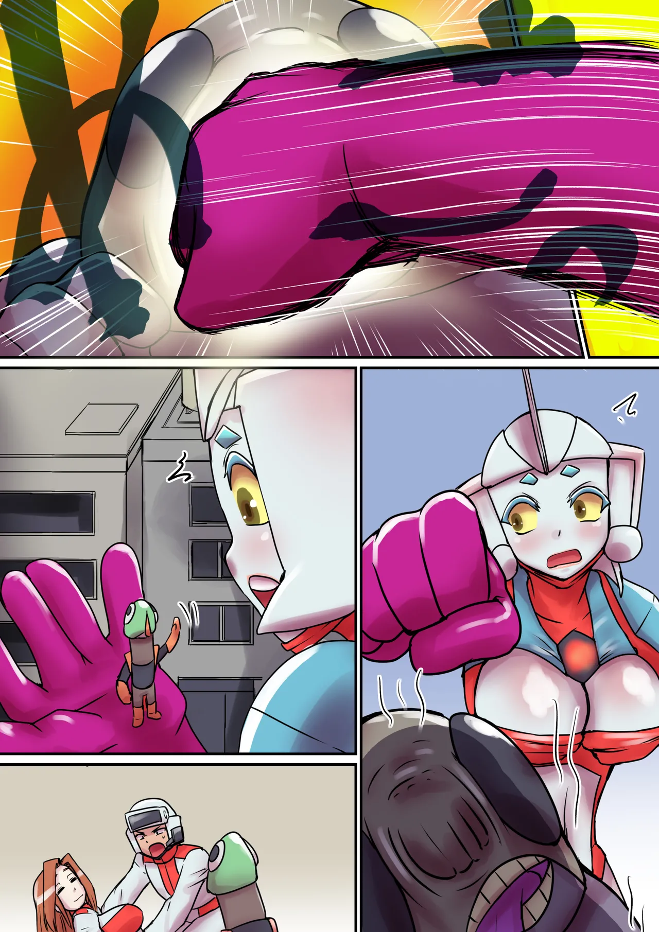 特撮ヒロインシリーズ ラスティ・コメット第6話「奪われた四肢」ontex - page39