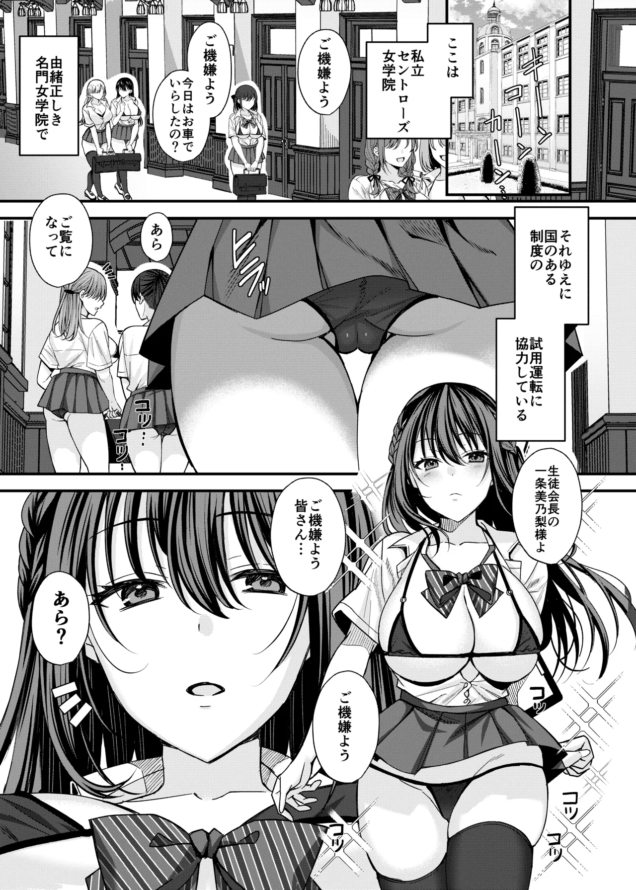 起立えろえろ女学院～生徒会長 一条美乃梨の場合～ - page2