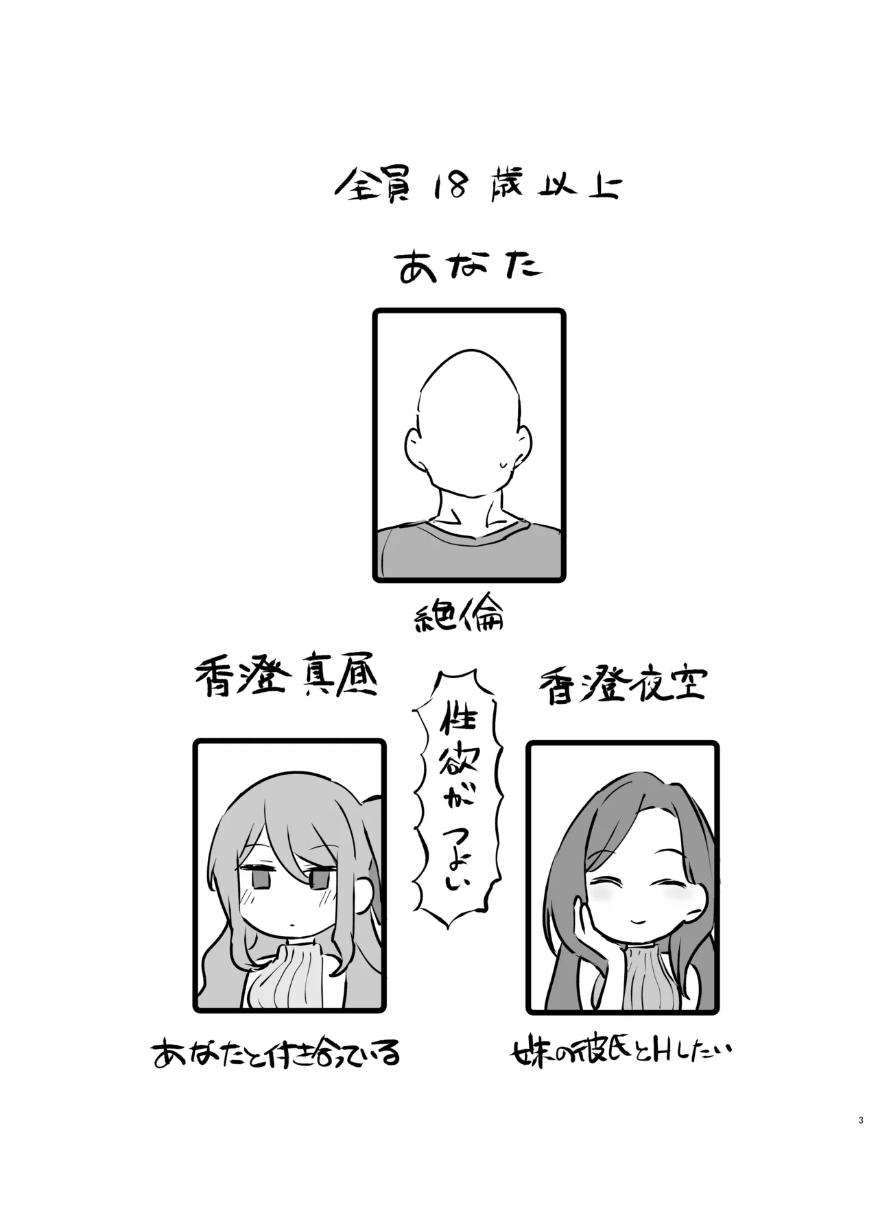 香澄姉妹のえっち本 - page2