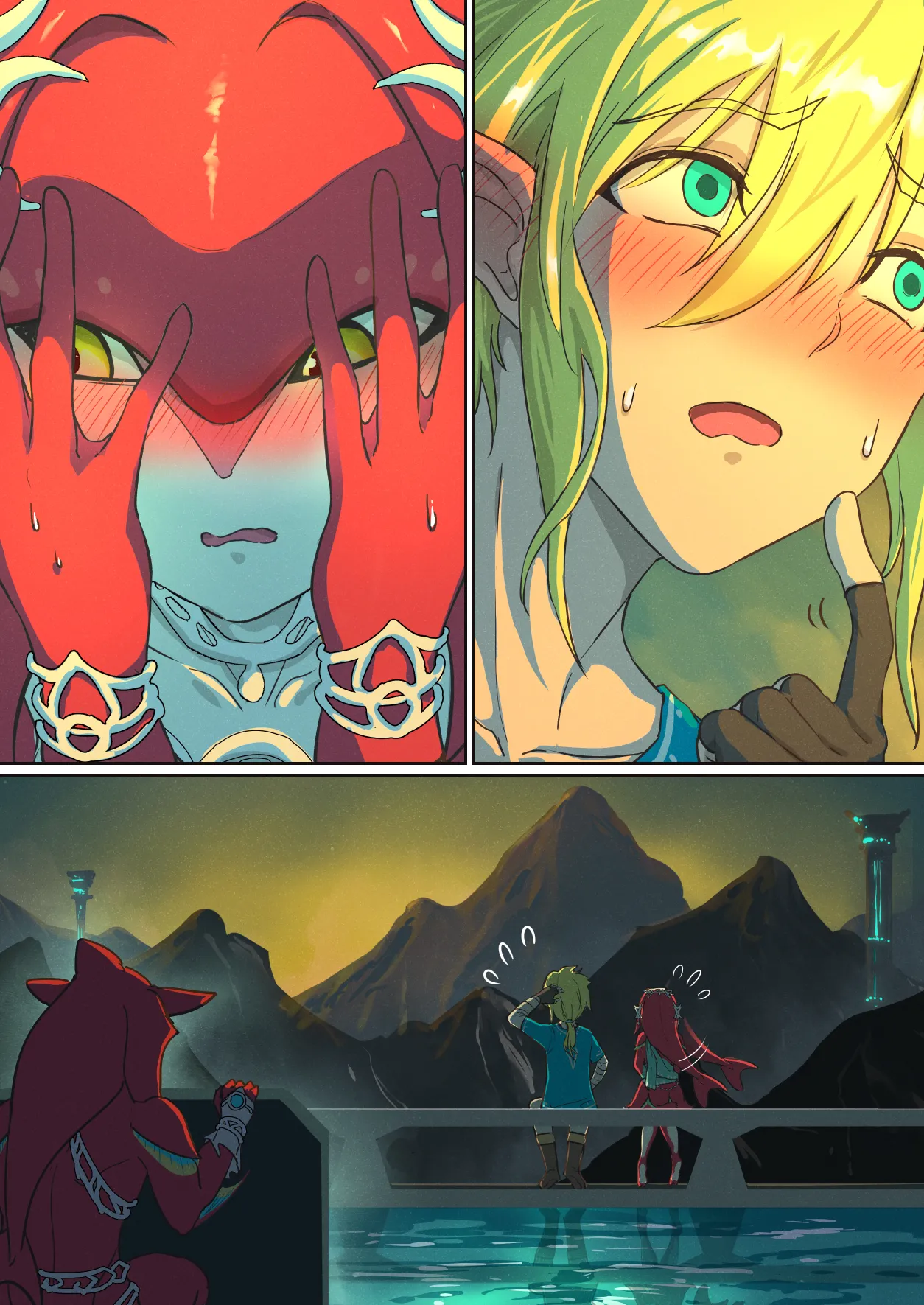 ゼルダの伝説：ミファーとデート - page9