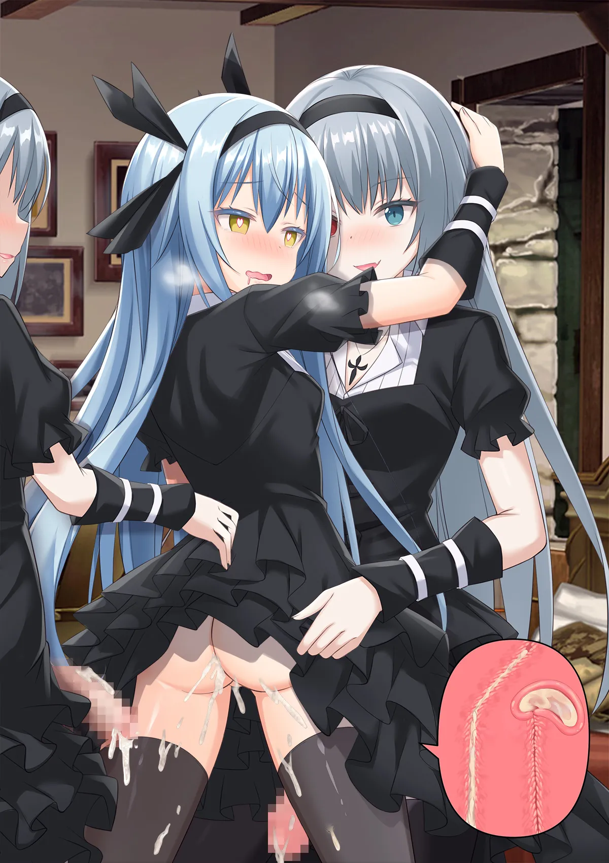 美少女ボディでゴスロリ魔王にレズ調教されメス堕ちした件 - page243