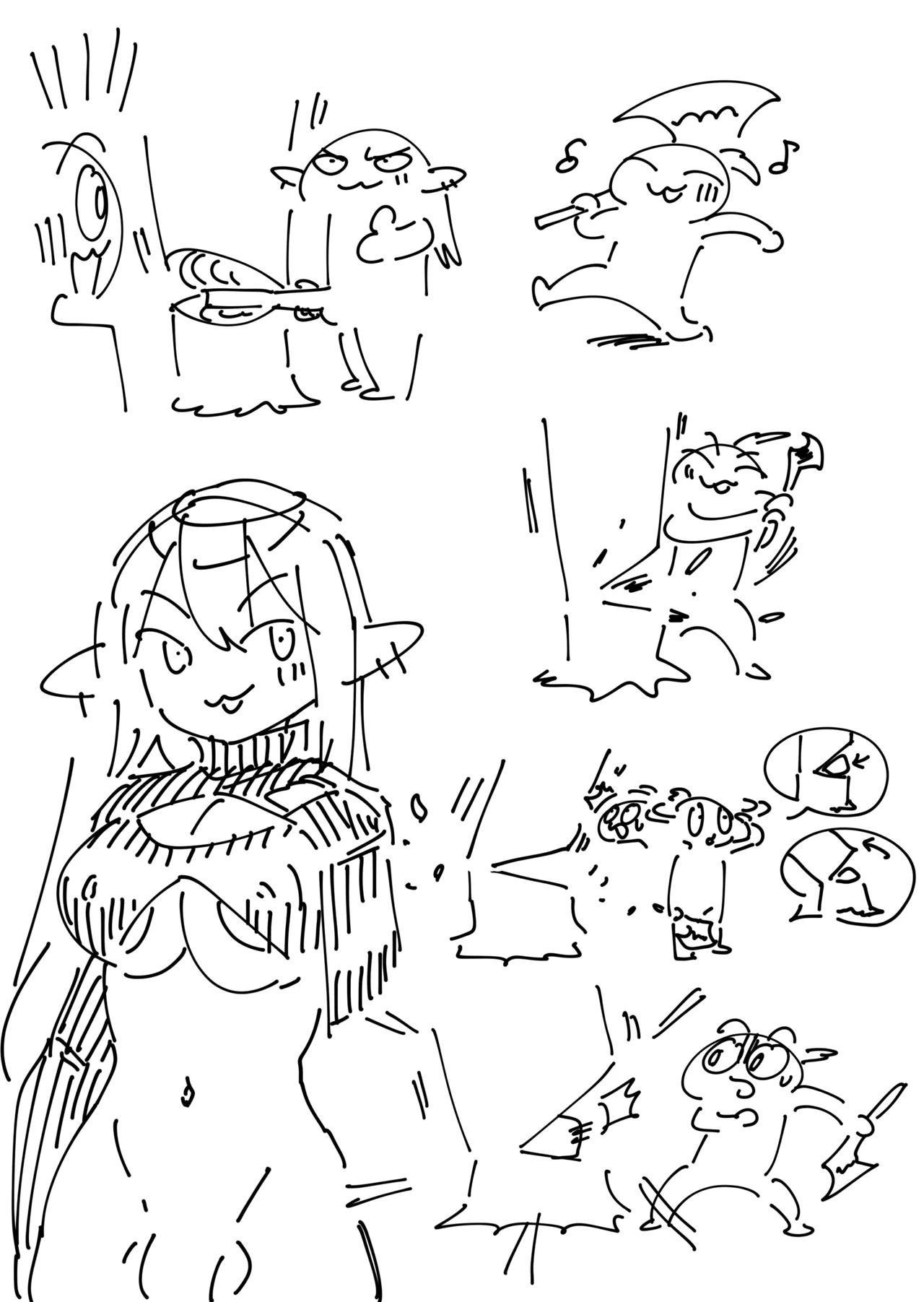 フタナリのエルフvol.3 mini manga - page24