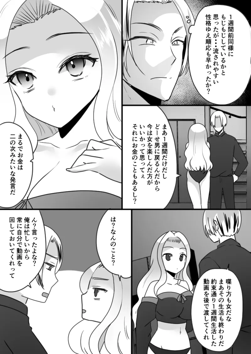 ユーチューバーTSドッキリ ～女体化して1週間過ごせたら100万円ゲット～ - page22