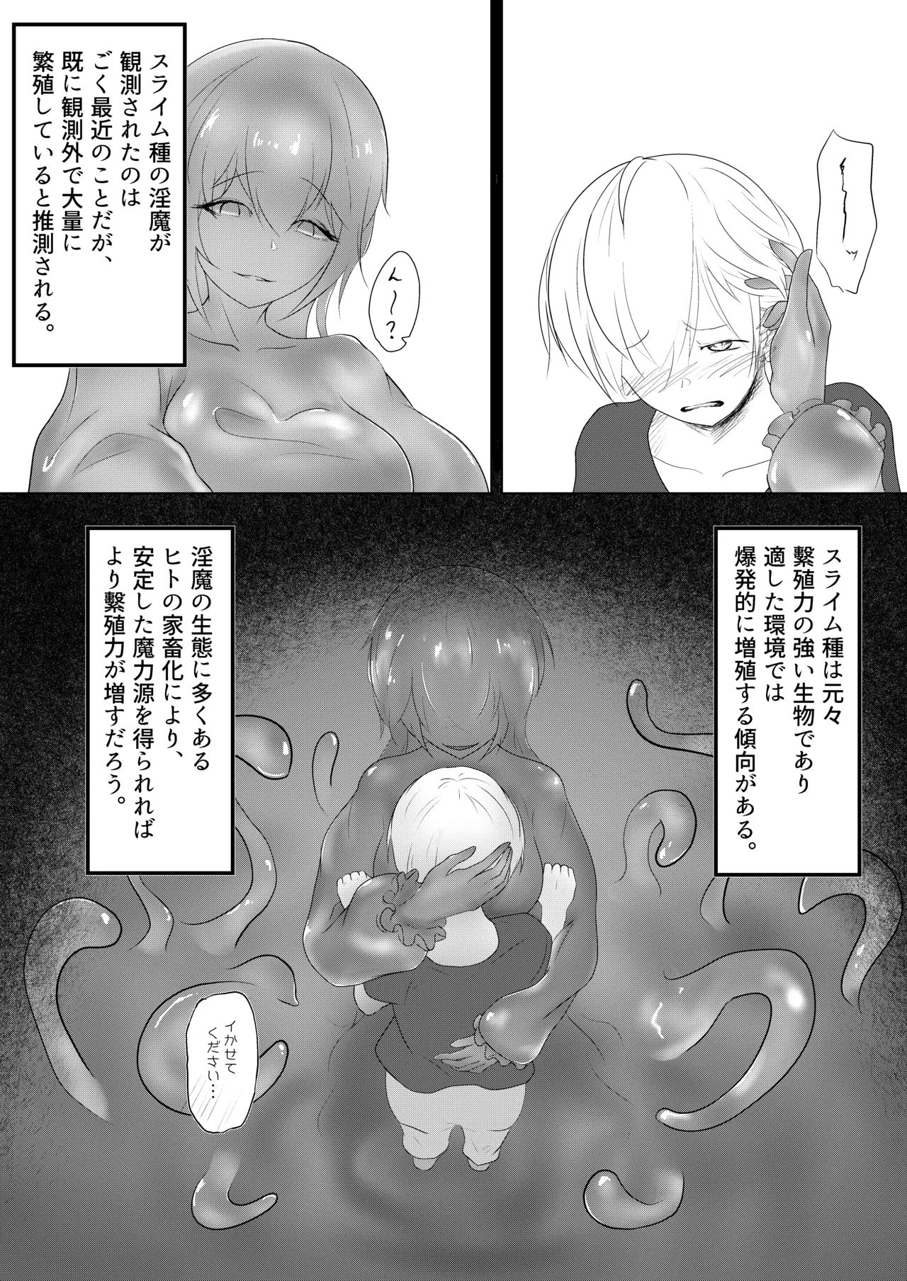 淫魔生態録 スライム娘編 - page14