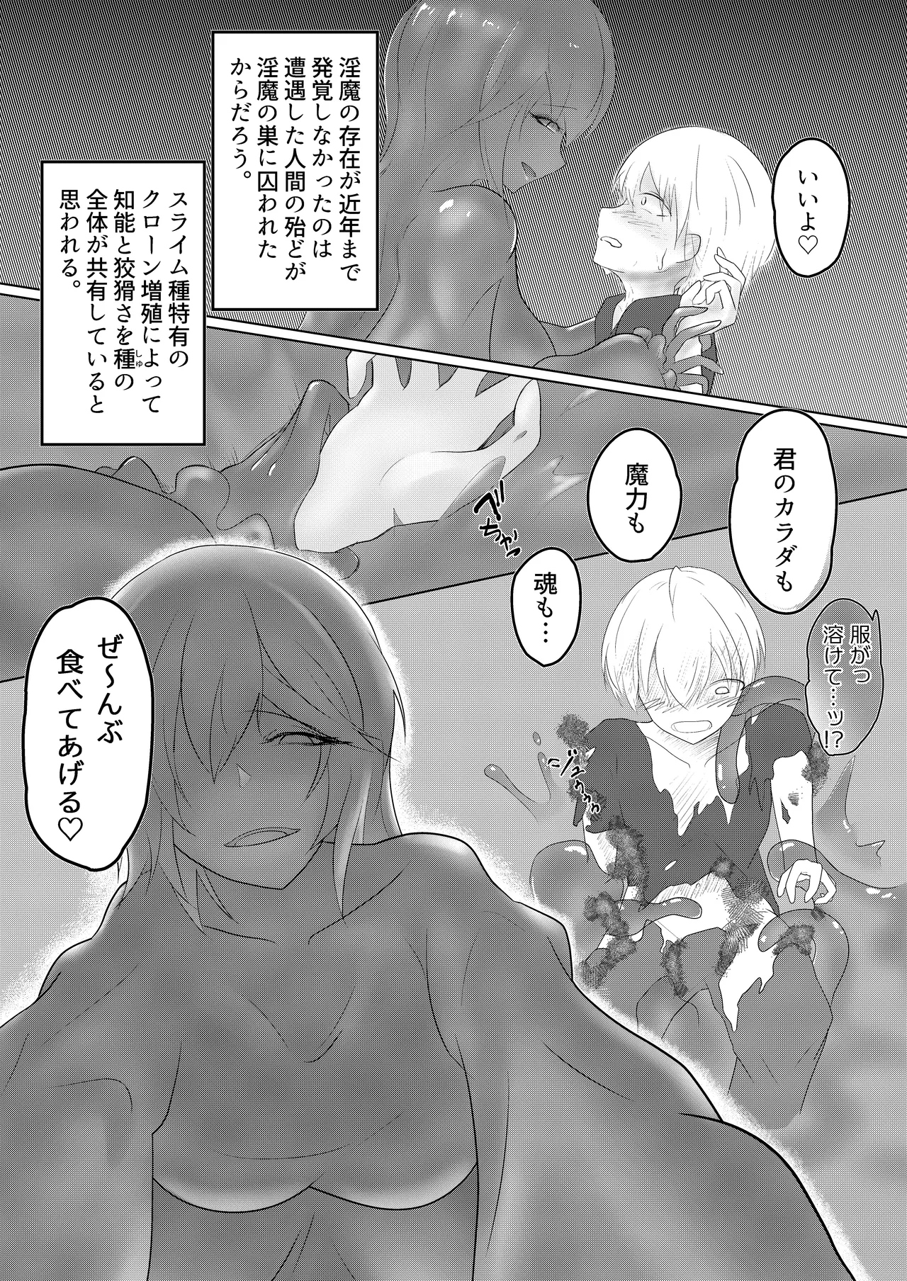 淫魔生態録 スライム娘編 - page15