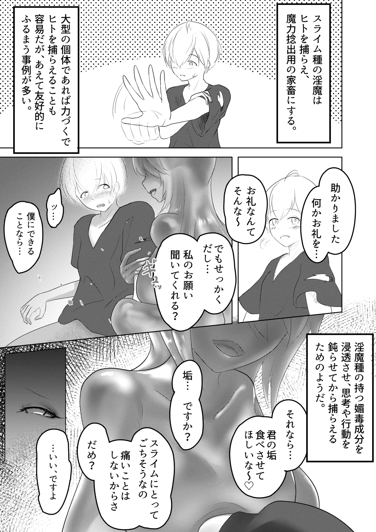 淫魔生態録 スライム娘編 - page7