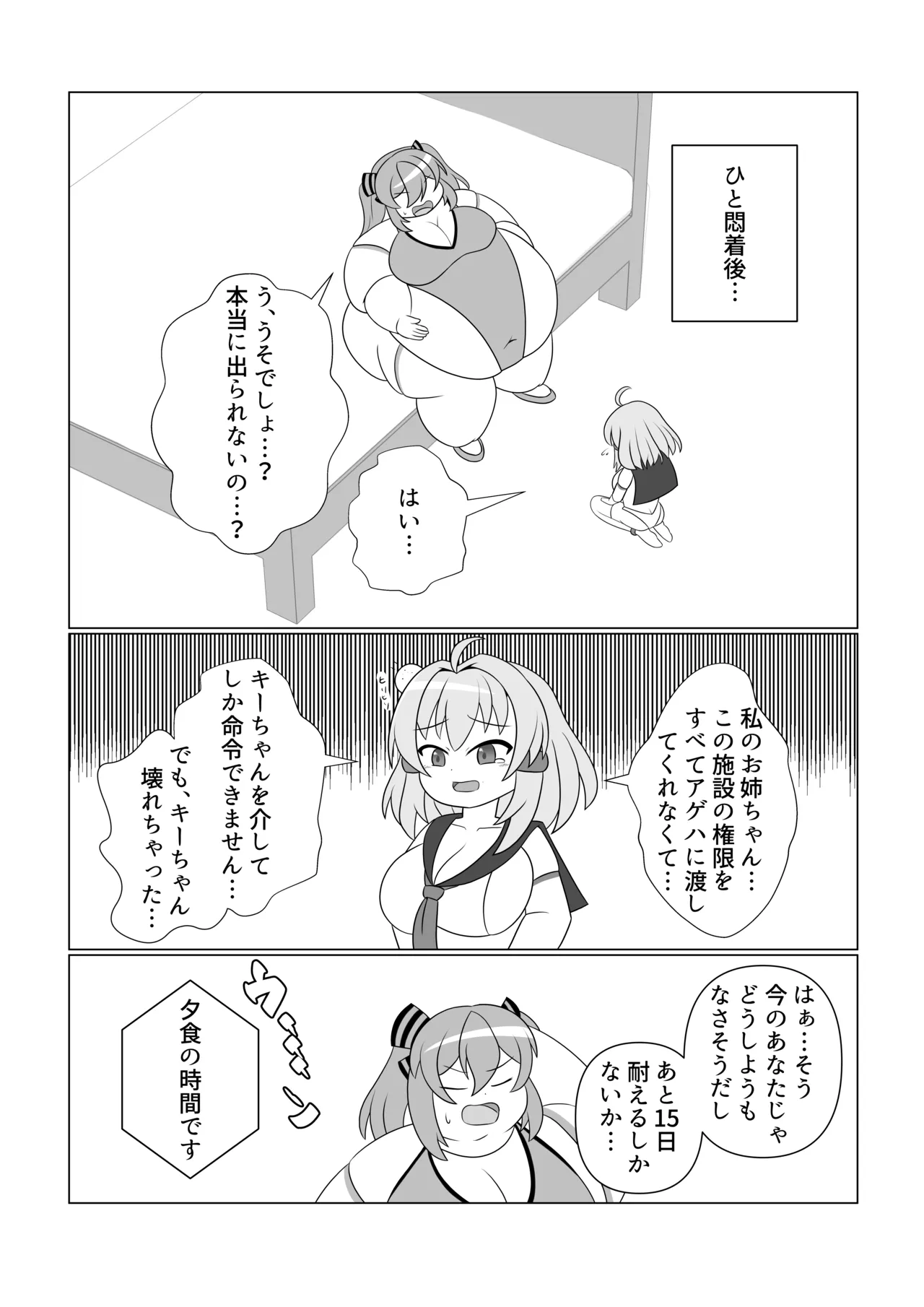 オリキャラが捕まって肥満化する本 - page17