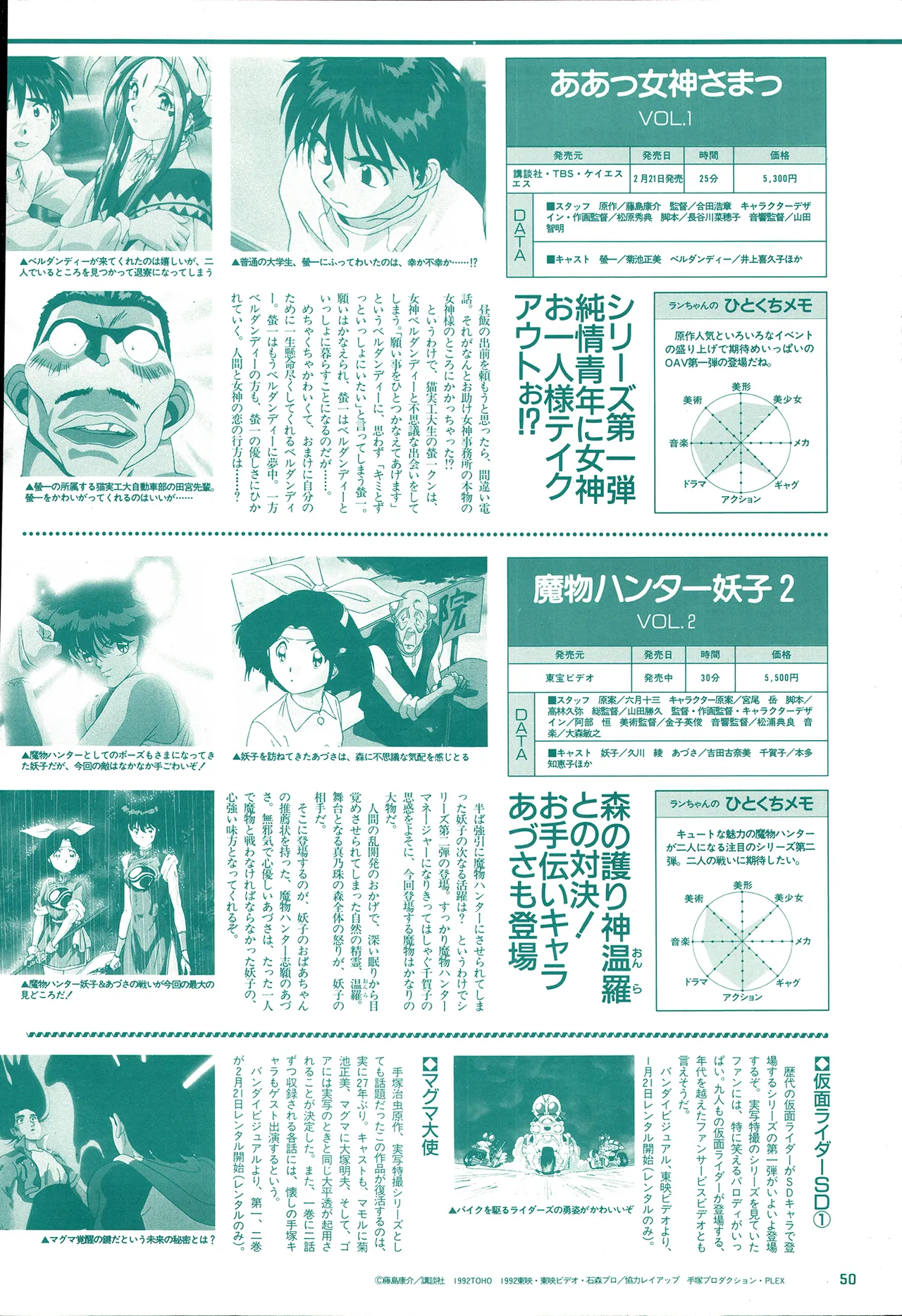アニメディア 1993年2月号 - page40