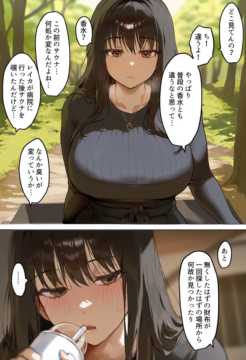 僕の爆乳学級委員長とお母さん（37）が友達の種付親父に寝取られ孕まされる話【寝取られ混浴サウナ】 - page163