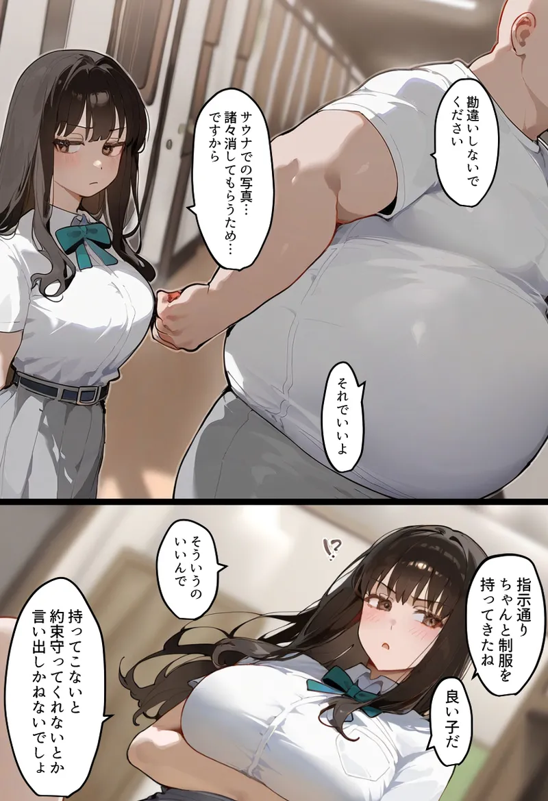 僕の爆乳学級委員長とお母さん（37）が友達の種付親父に寝取られ孕まされる話【寝取られ混浴サウナ】 - page168