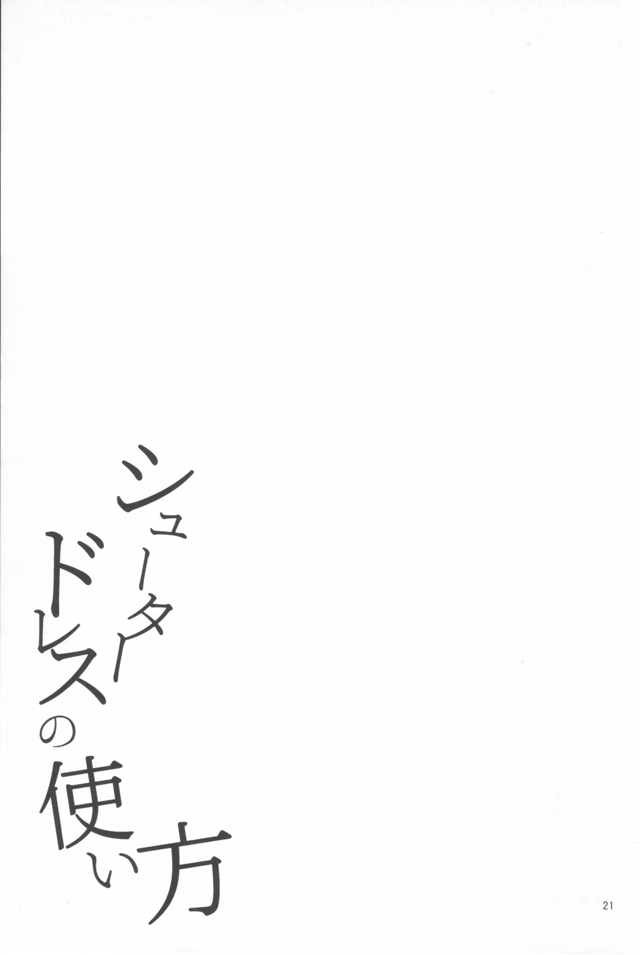 シュータードレスの使い方 - page20