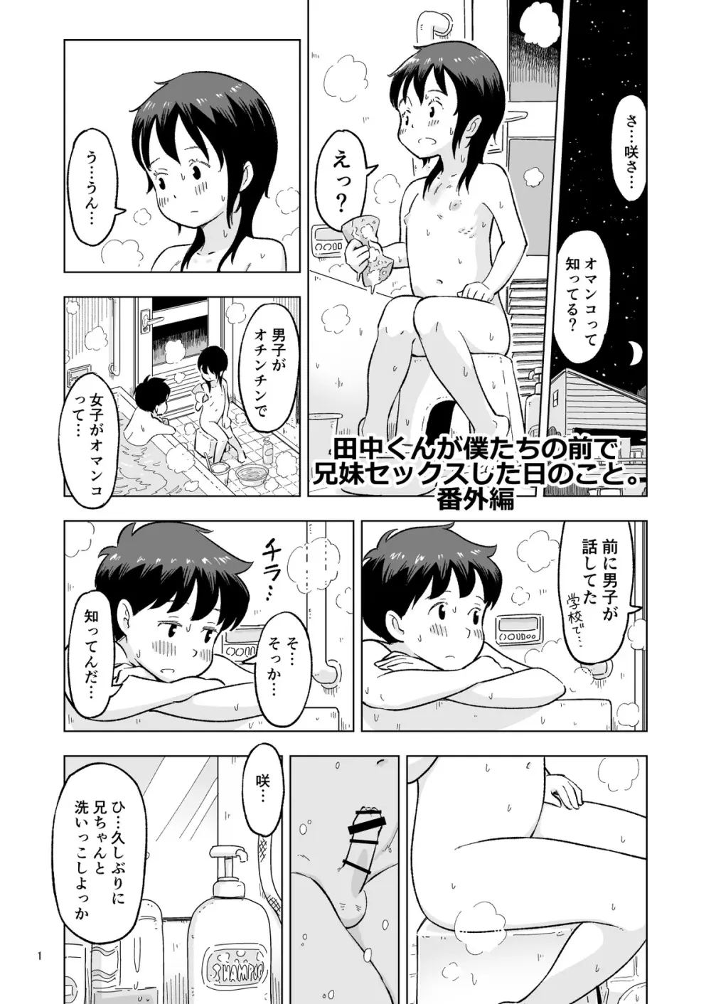 田中くんが僕たちの前で兄妹セックスした日のこと 番外編