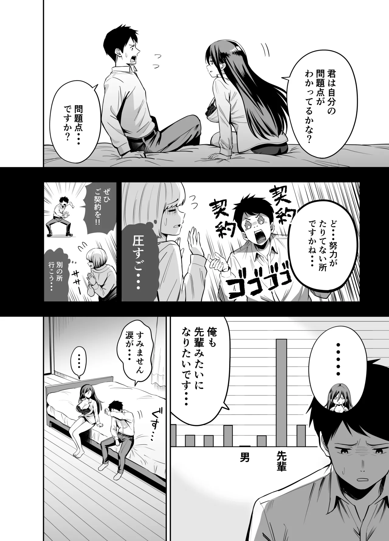 ダメな後輩をSEXでしごき上げる先輩 - page8