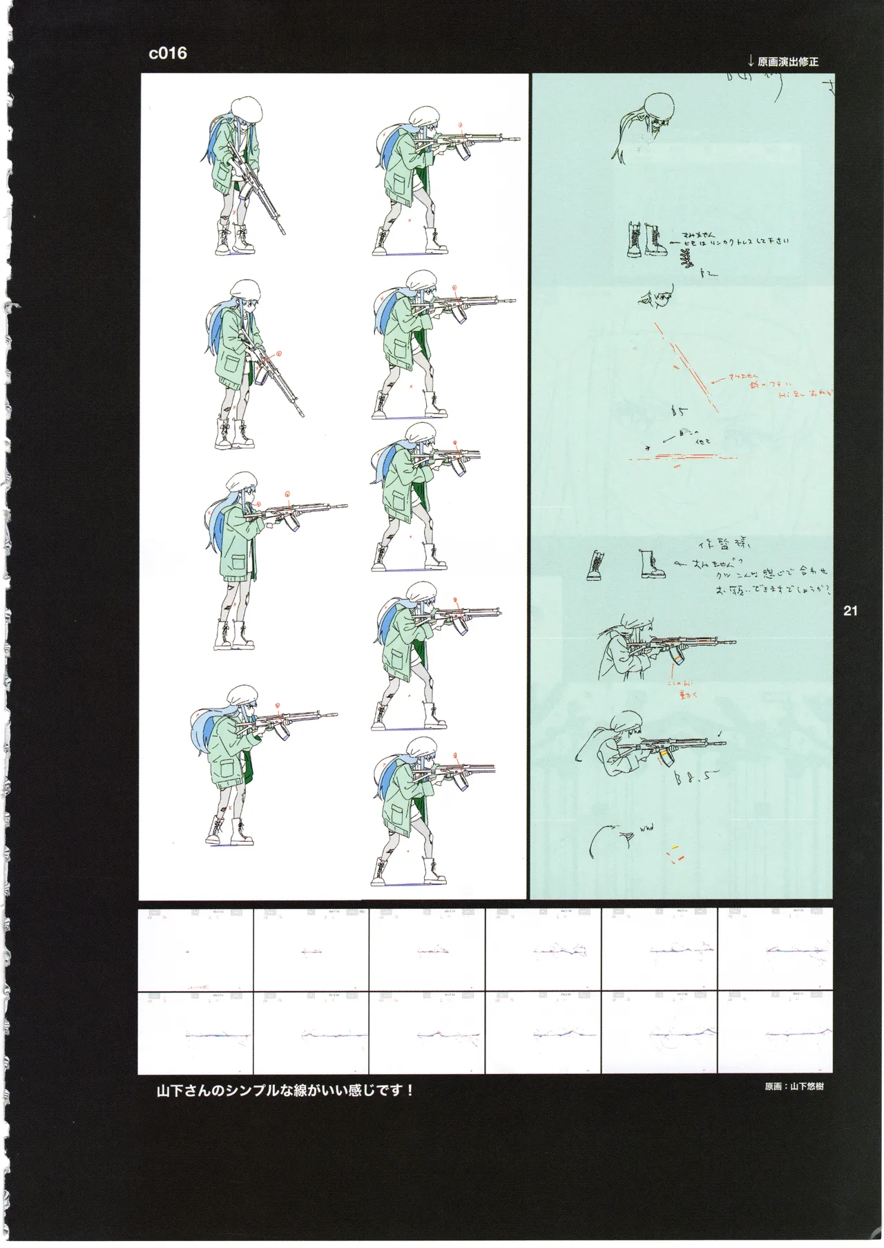 GGO ⅡのOPコンテと演出メモ+原画 - page25
