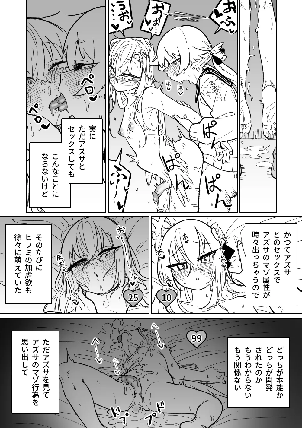 邪悪なぺろちゅーに沈む - page16
