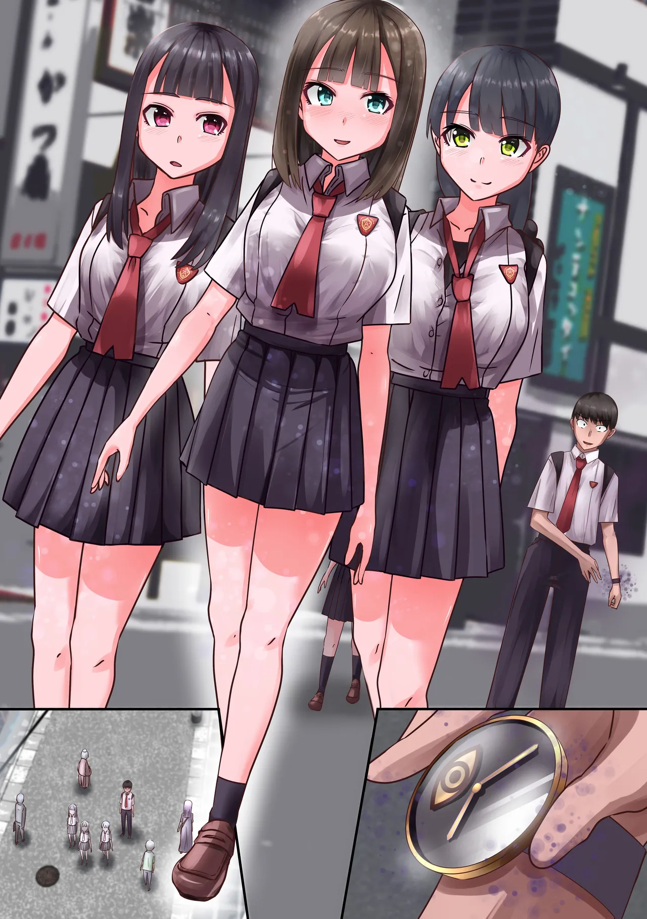時間停止時計を貰ったので、とりあえず同級生とか風紀委員とかビッチの身体を無抵抗にして遊んでみた。 - page26