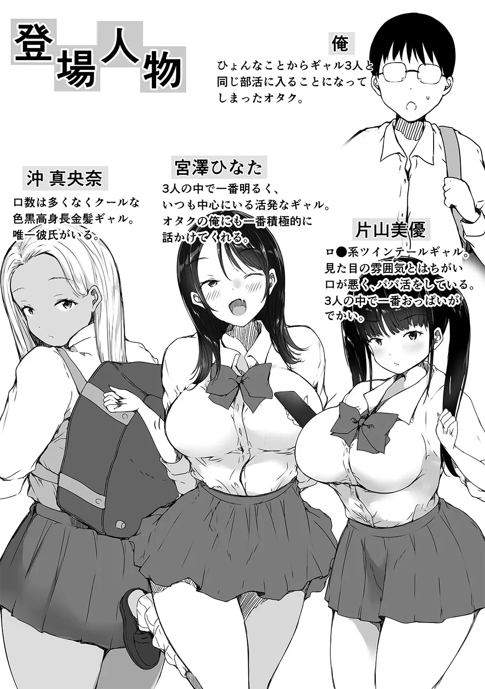 ぼっちの俺が巨乳ギャル3人に誘惑されてる件〜ムラムラ限界の3人からそれぞれ呼び出し編〜 - page2