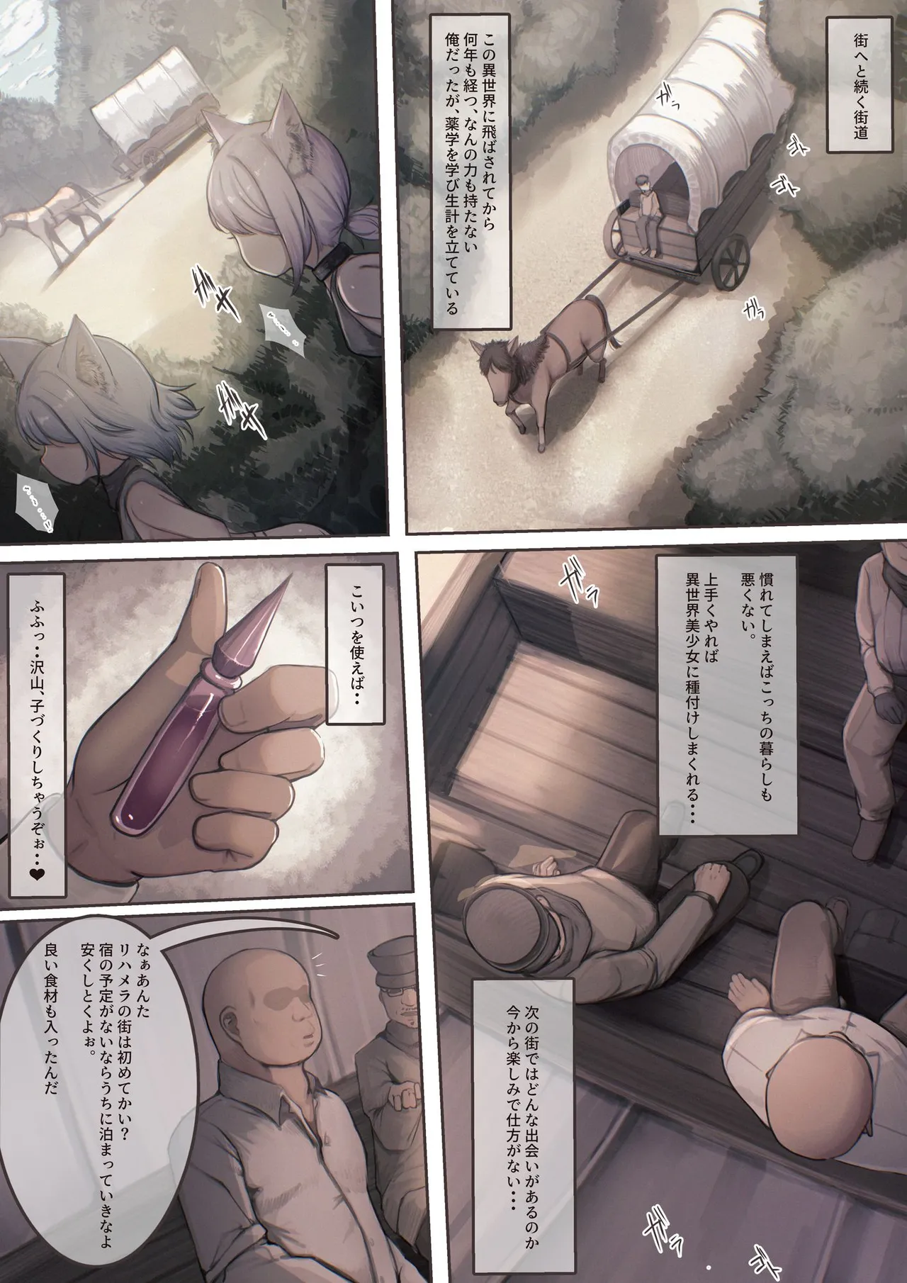 捕まえた女盗賊を薬でメス堕ちさせて孕ませたらめっちゃ懐かれた - page2