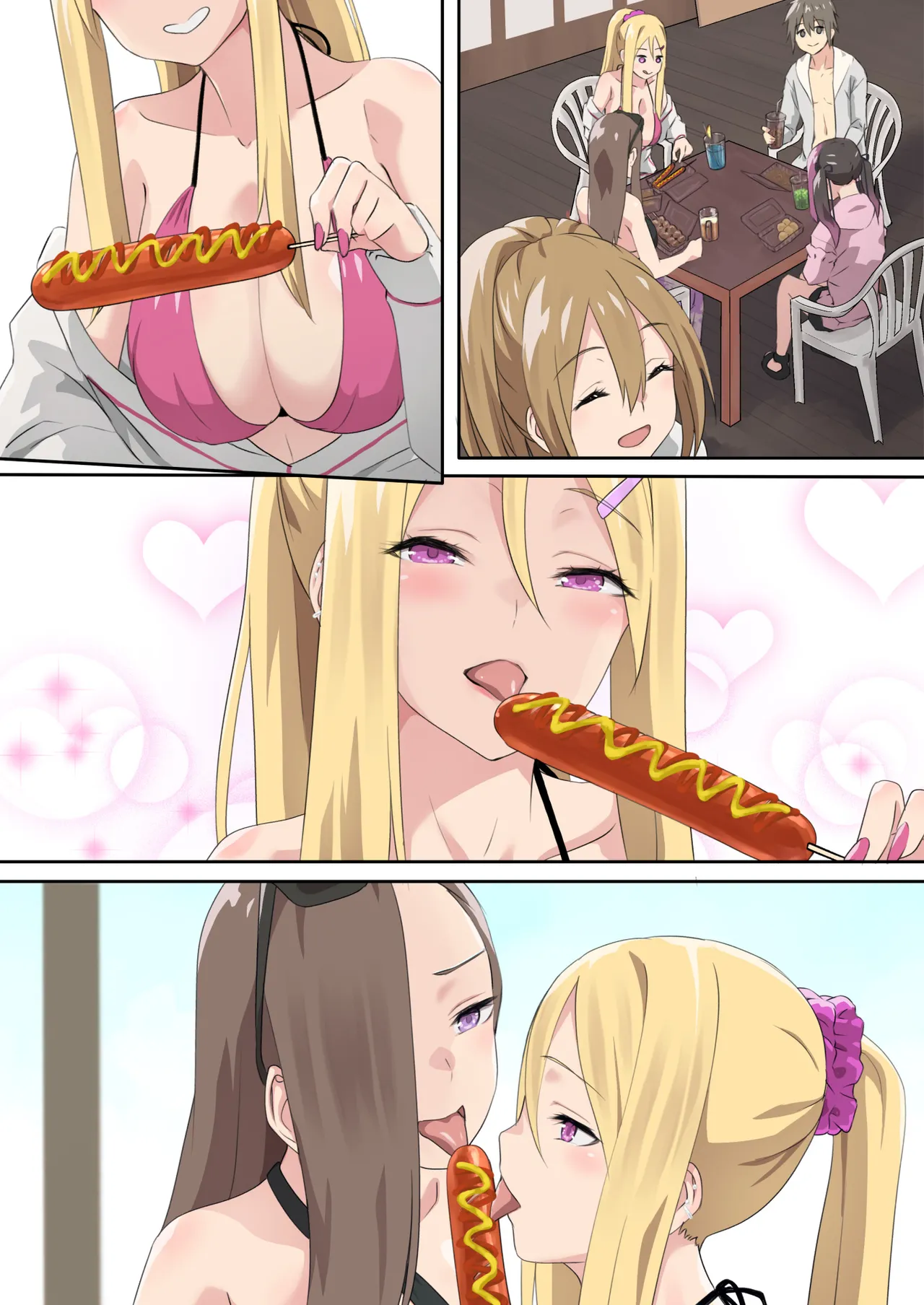 ぎゃるキャンv～ヤリサーの美女3人とエロ目的で海へ行く話～ - page100