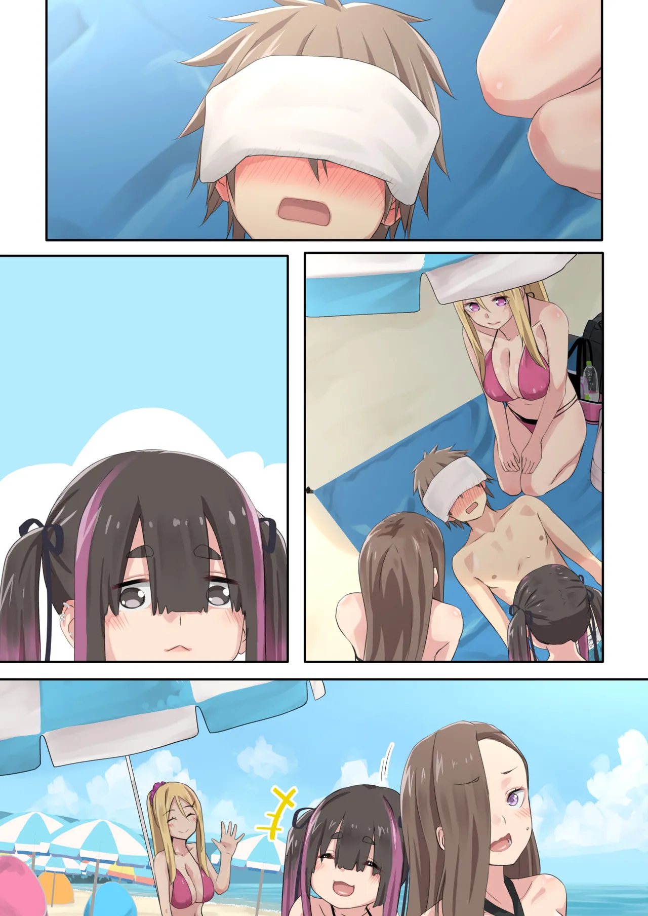 ぎゃるキャンv～ヤリサーの美女3人とエロ目的で海へ行く話～ - page119