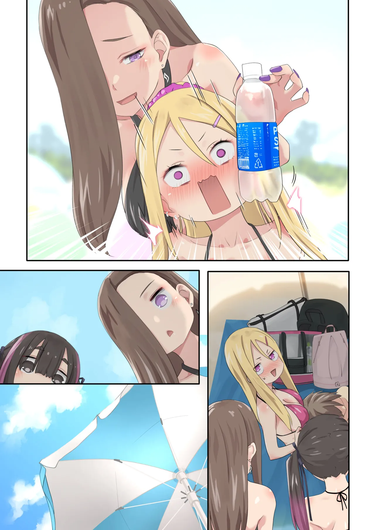 ぎゃるキャンv～ヤリサーの美女3人とエロ目的で海へ行く話～ - page123