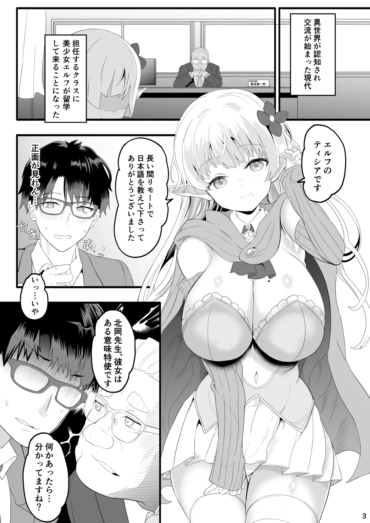 完全にギャル堕ちした留学生エルフの指導法 - page3