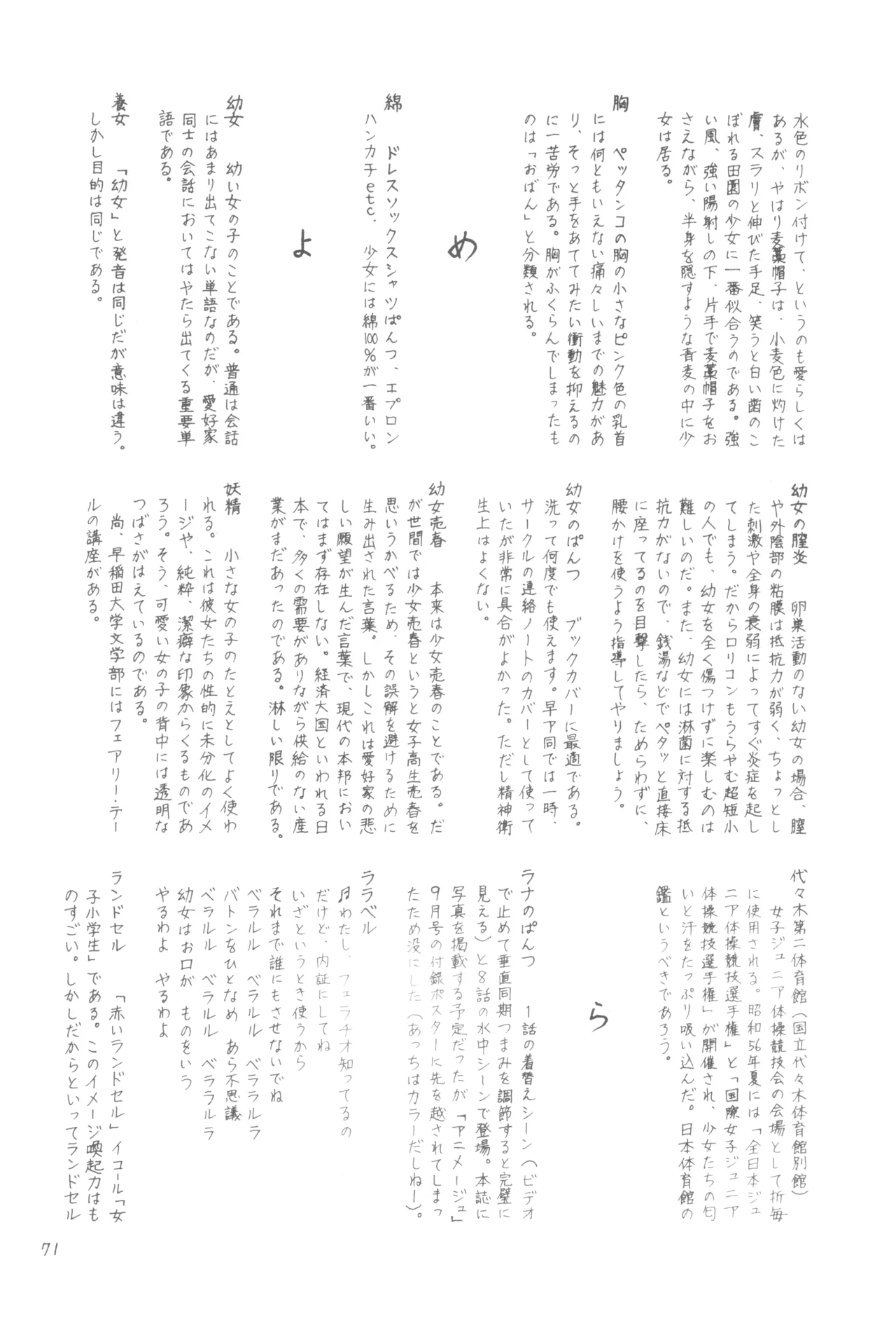 別冊アニコム 少女愛好家のために - page70