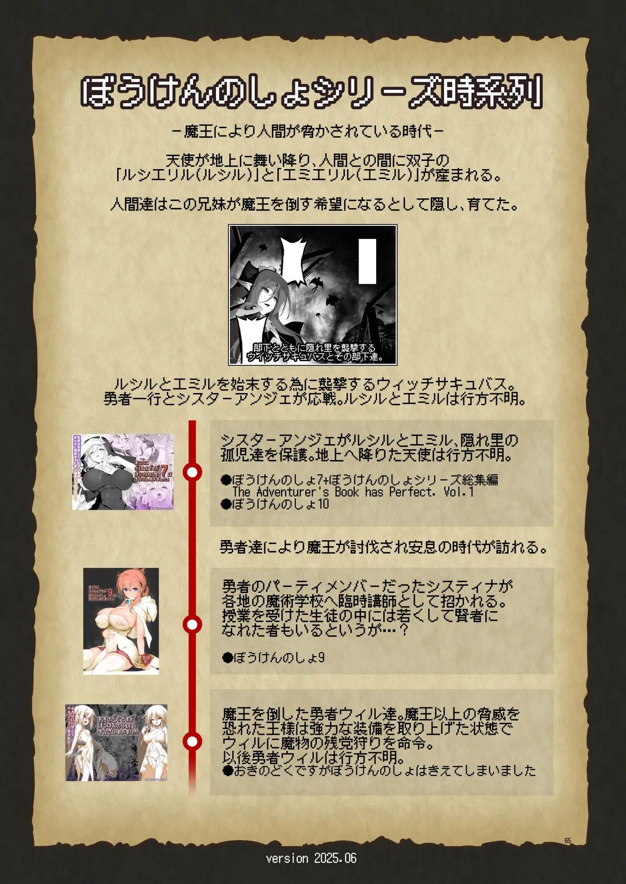 まことにざんねんですが ぼうけんのしょ10は きえてしまいました。 - page65