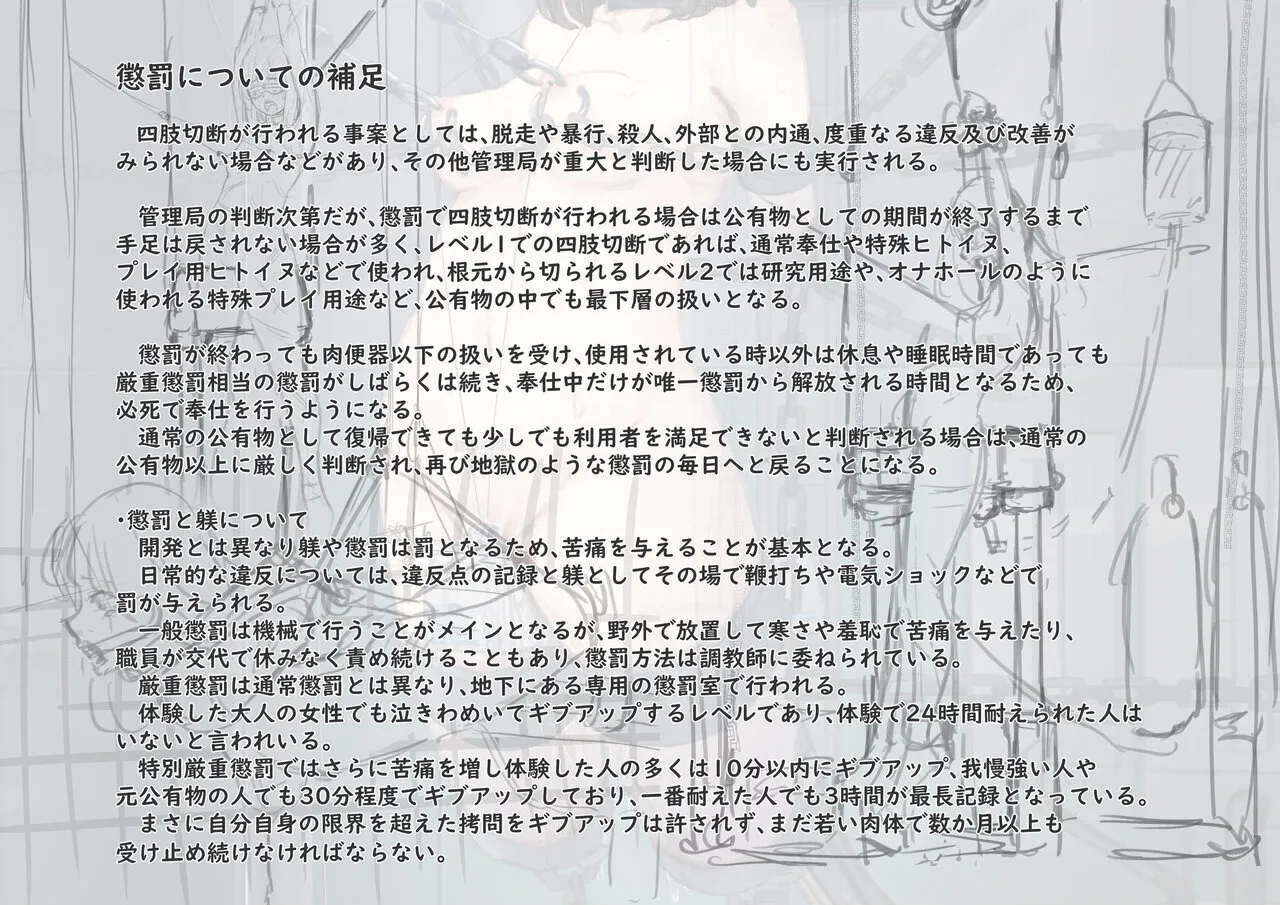 公有物少女3.5〜国から人権を剥奪され物として扱われる女の子の話〜特別厳重懲罰番外編 - page49