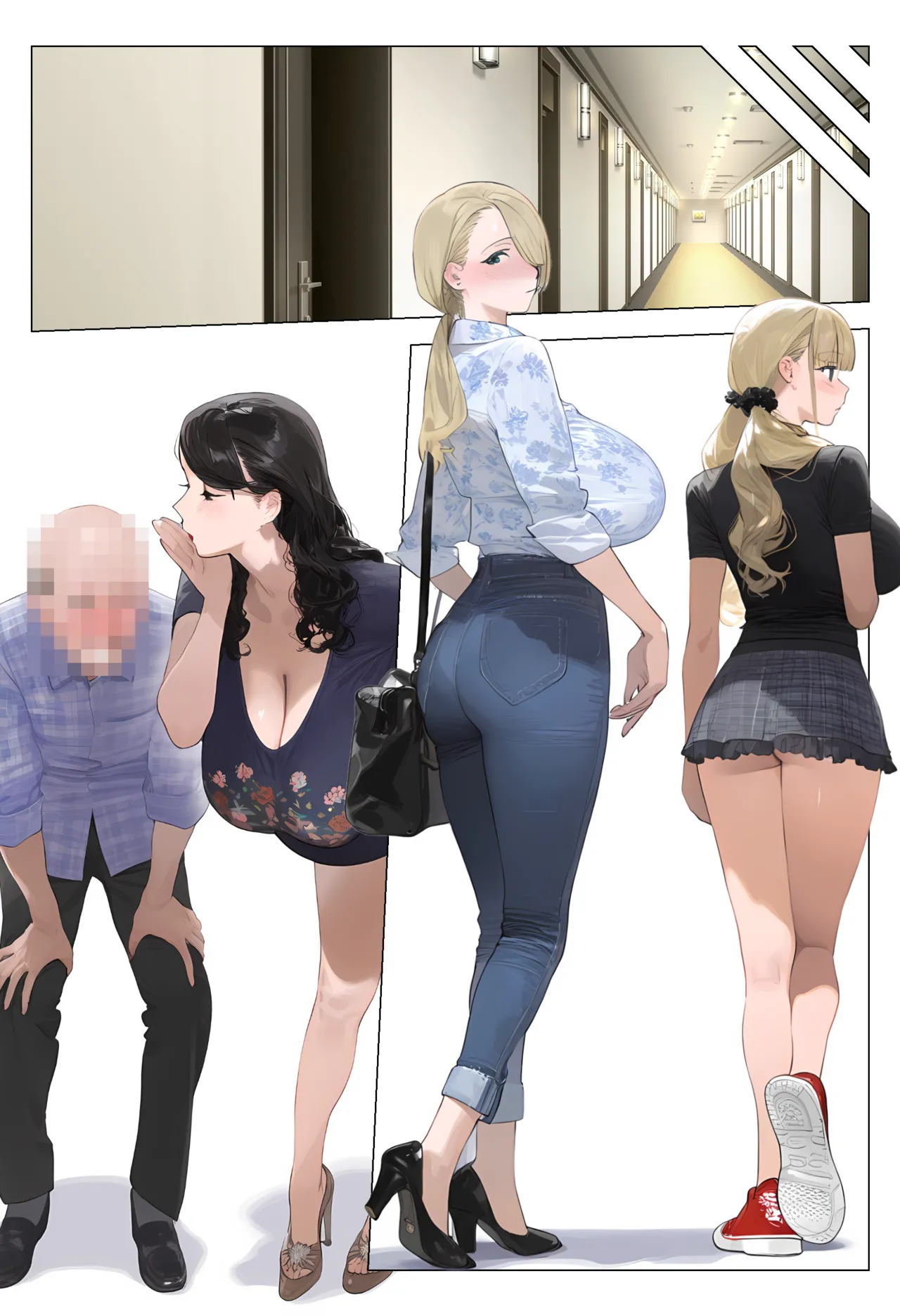 催●アプリで全員支配、妊娠適齢デカ乳美人おじさん赤ちゃん托卵中3 - page56